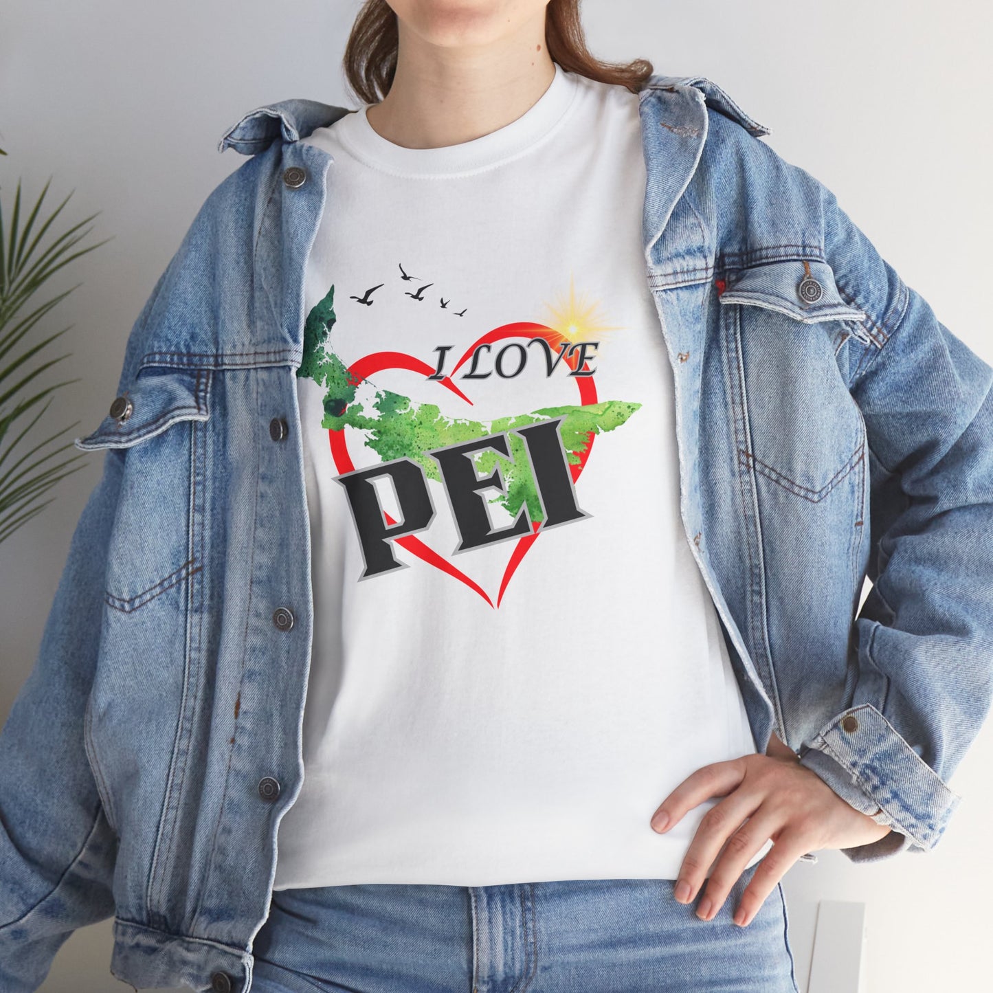 I Love PEI / Canada Unisex Heavy Cotton Tee