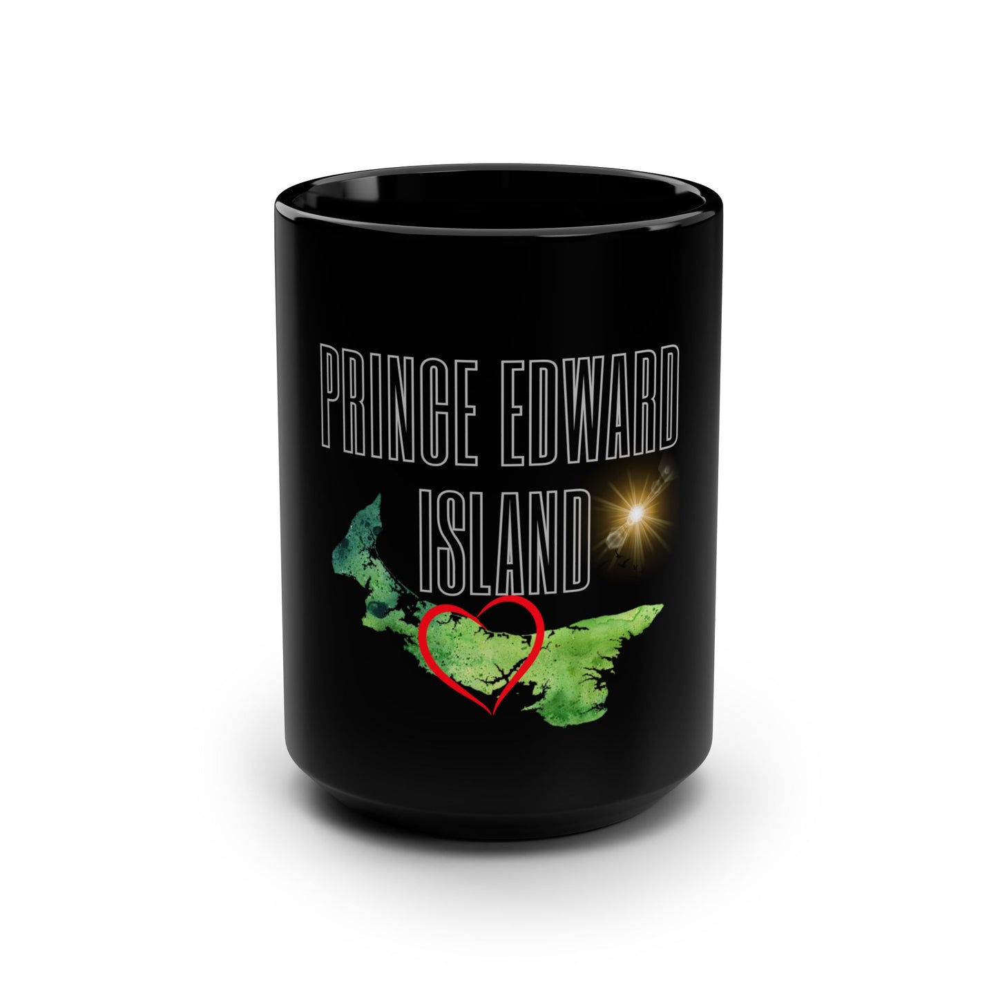 Prince Edward Island / Black Mug, 15oz