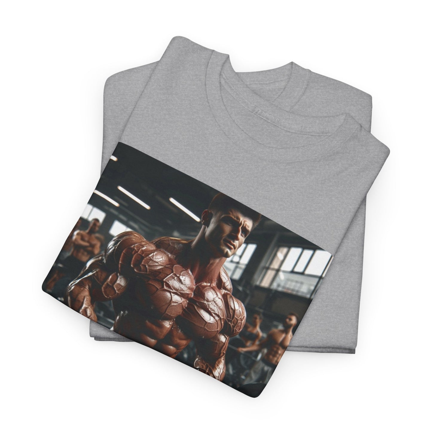 "Ripped" bodybuilding design Unisex Heavy Cotton Tee