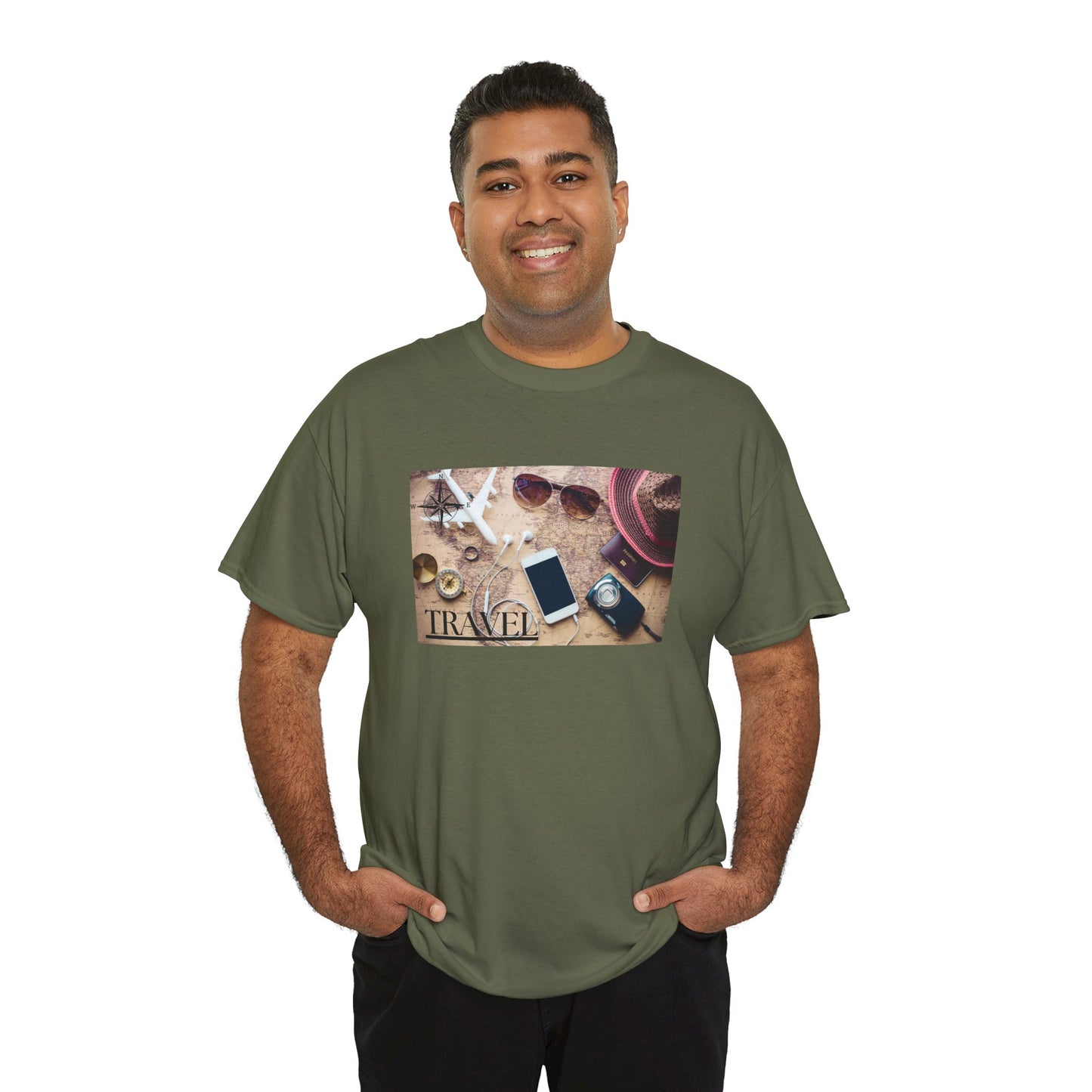 Travel Unisex Heavy Cotton Tee