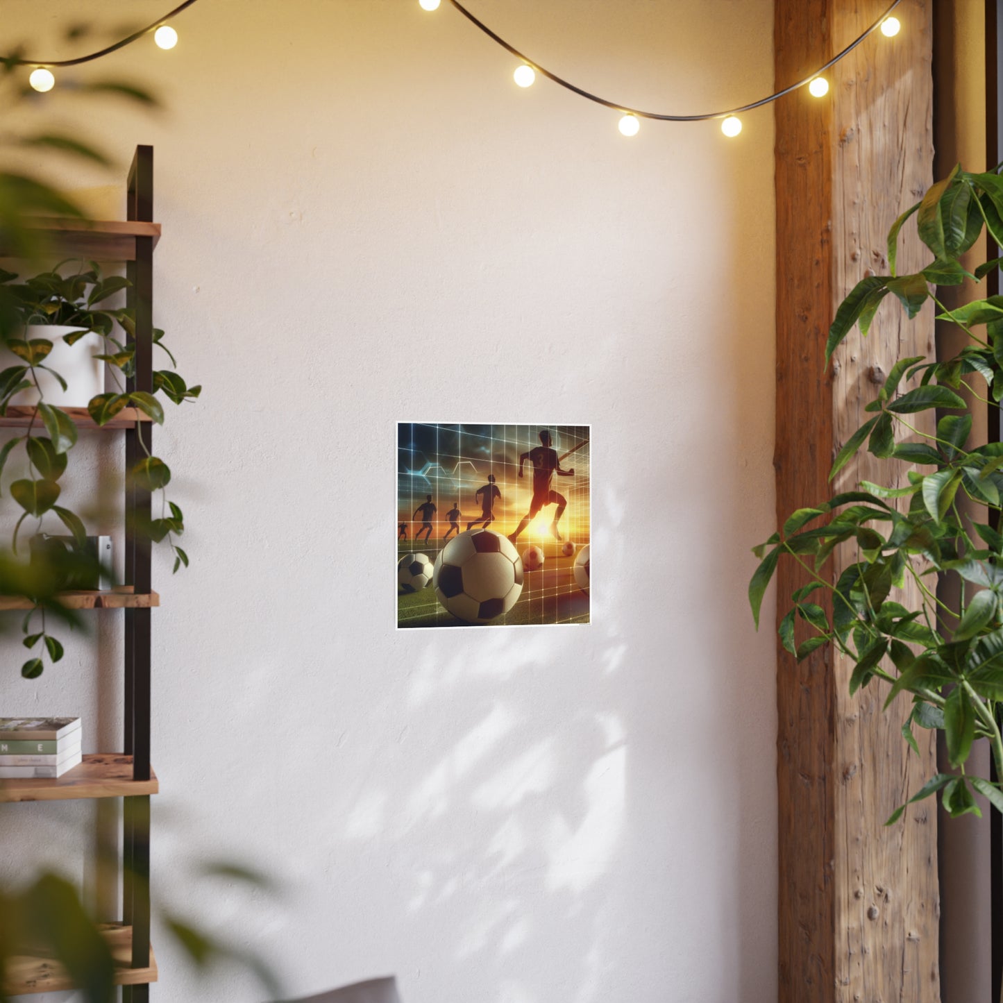 Soccer (AI created) / Photo Art Paper Posters
