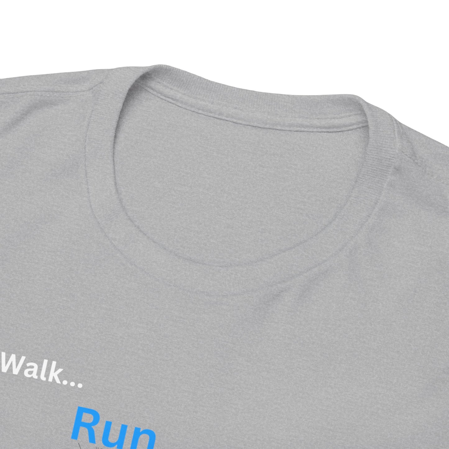 Walk, Run, Fly, Paramotor Unisex Heavy Cotton Tee