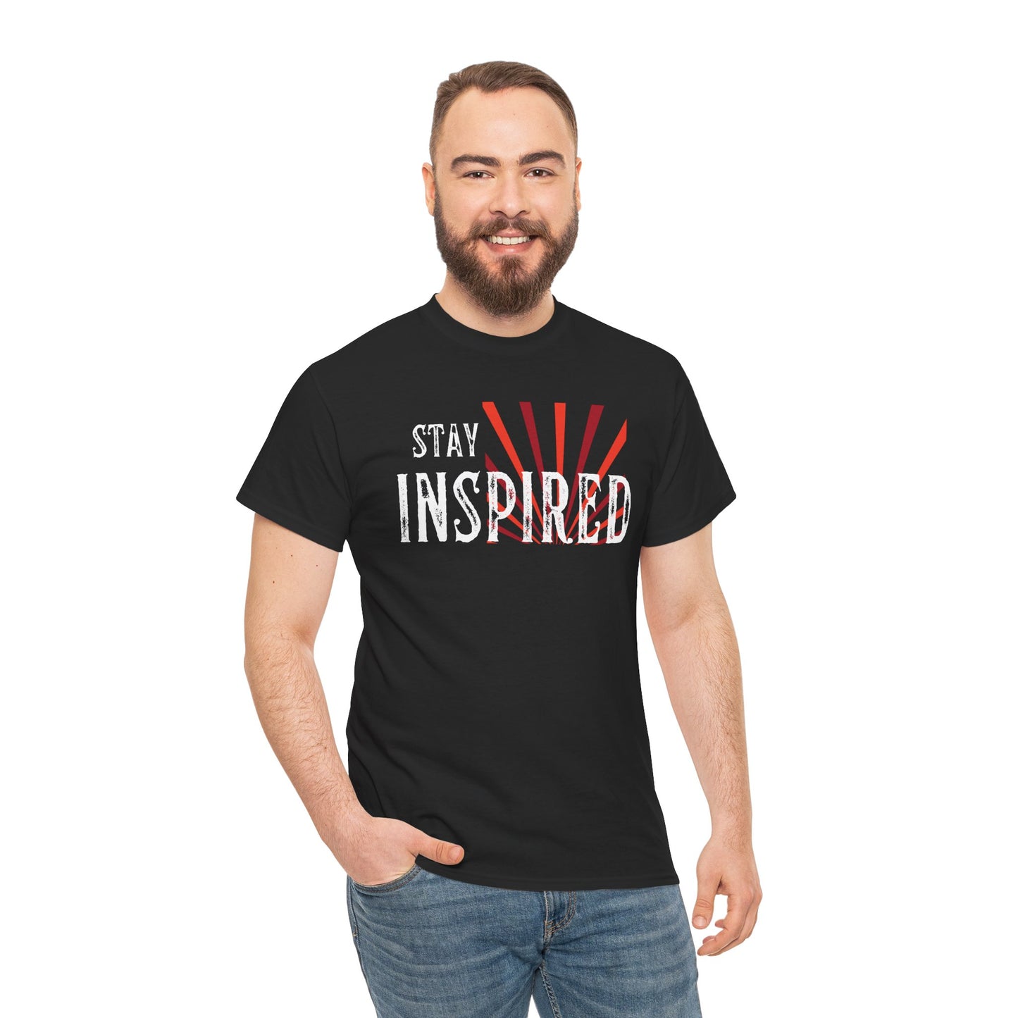 Stay Inspired Unisex Heavy Cotton Tee