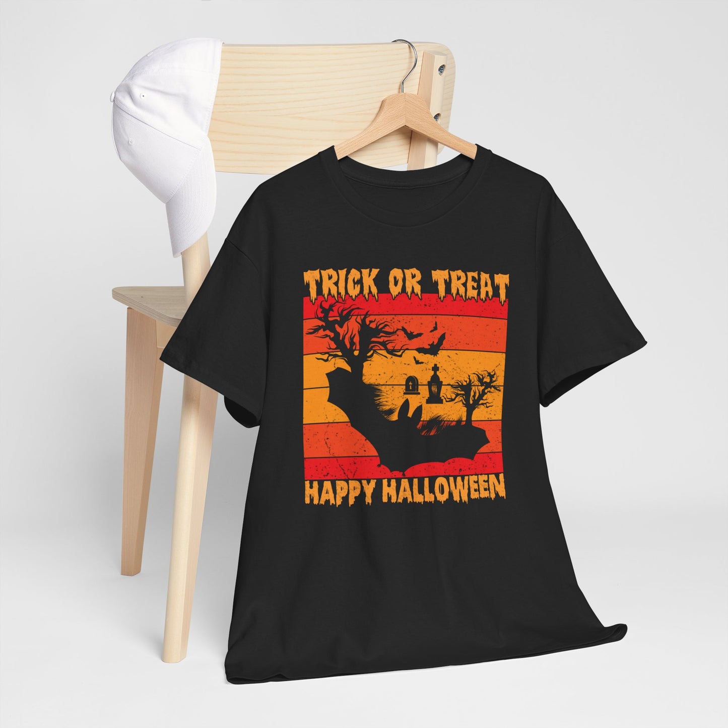 Trick or Treat / Halloween Unisex Heavy Cotton Tee