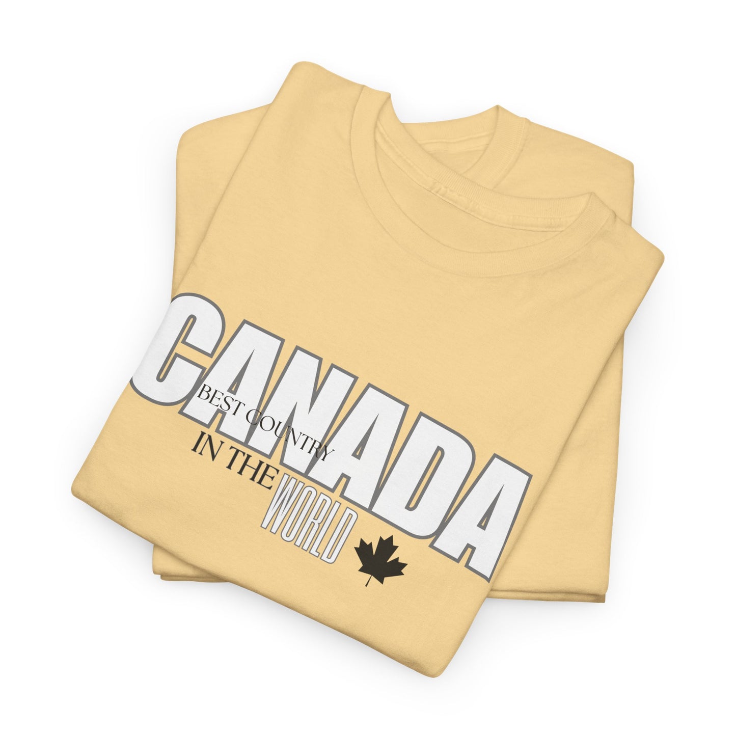 Canada Best Country In The World Unisex Heavy Cotton Tee