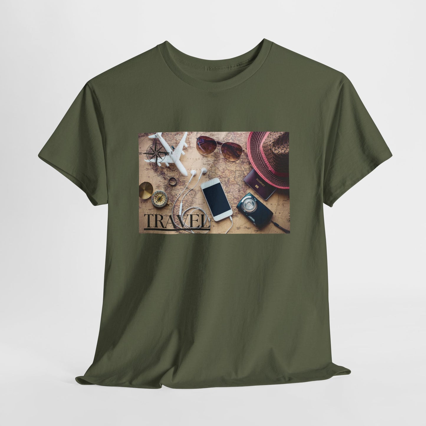 Travel Unisex Heavy Cotton Tee