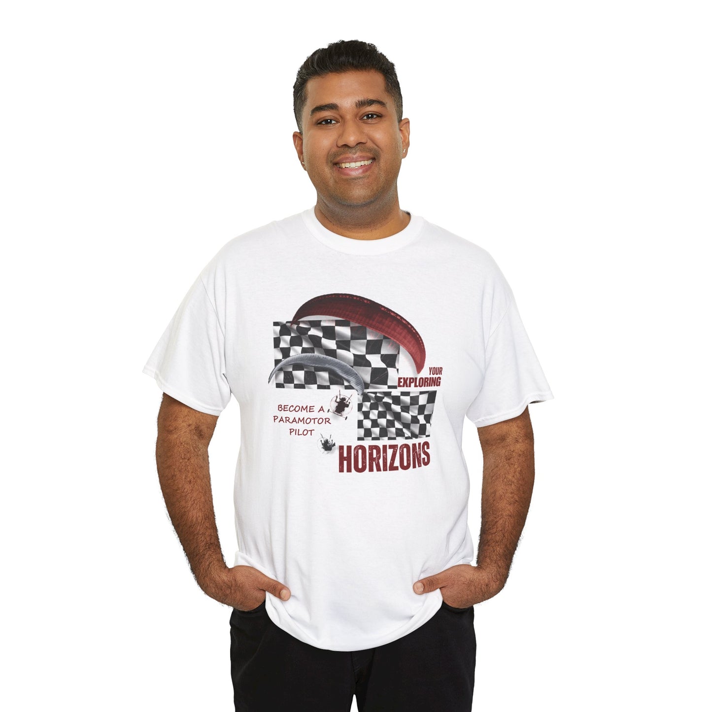 Exploring Your Horizons Unisex Heavy Cotton Tee
