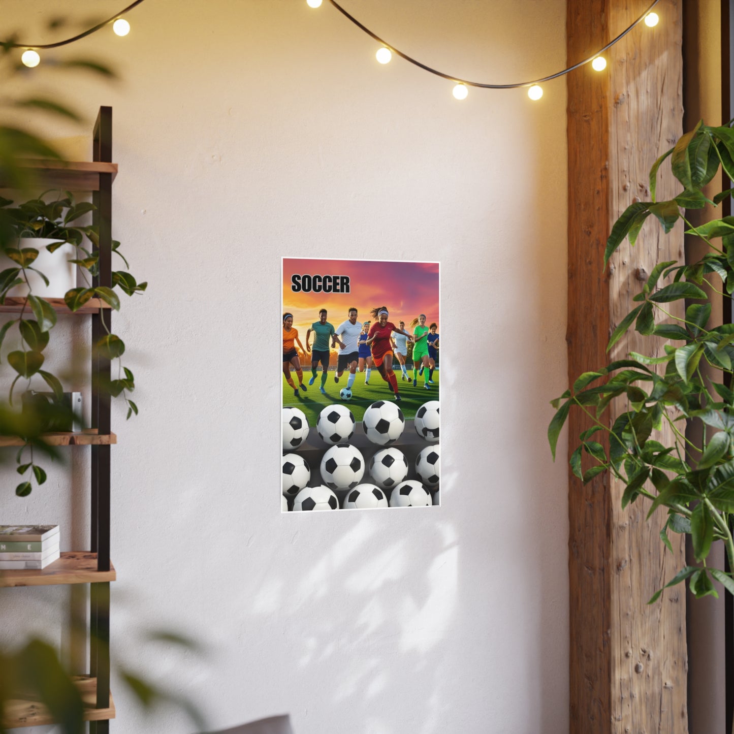 Soccer 2 (AI created) / Photo Art Paper Posters