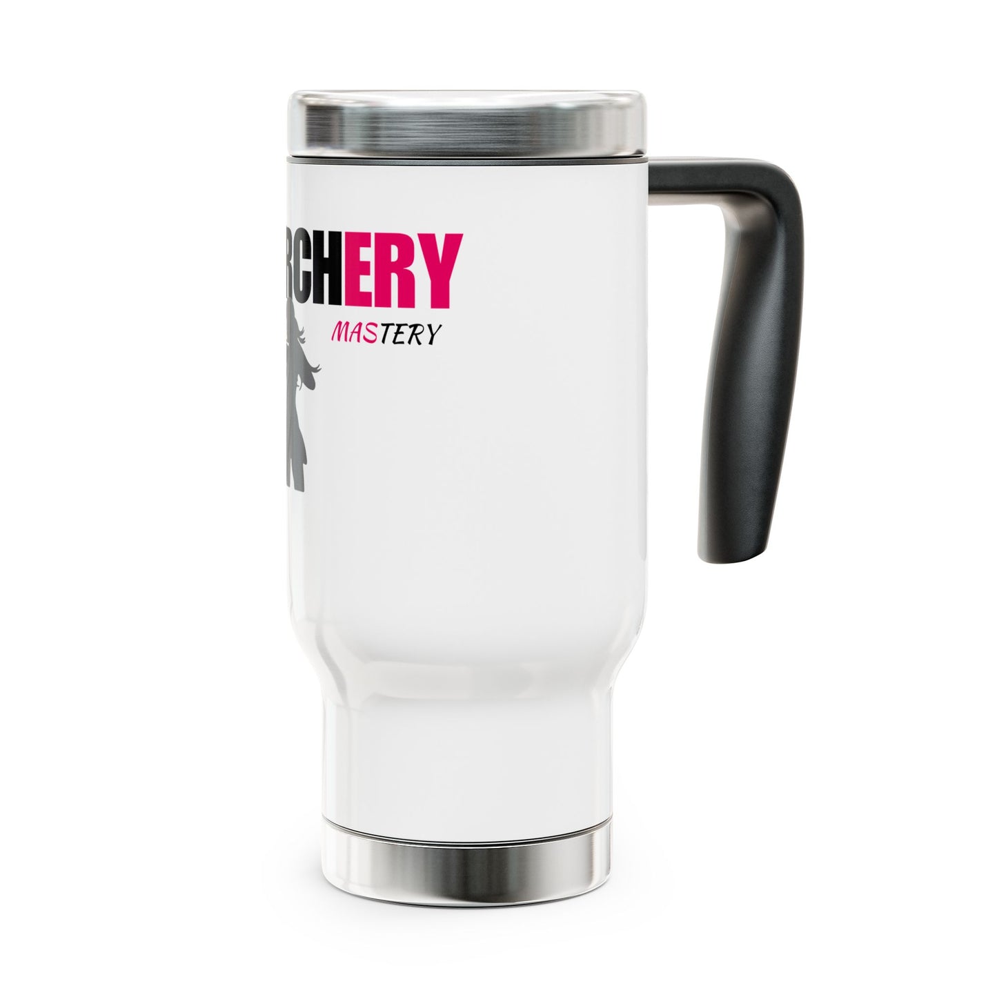 Archery Mastery / Stainless Steel Travel Mug with Handle, 14oz