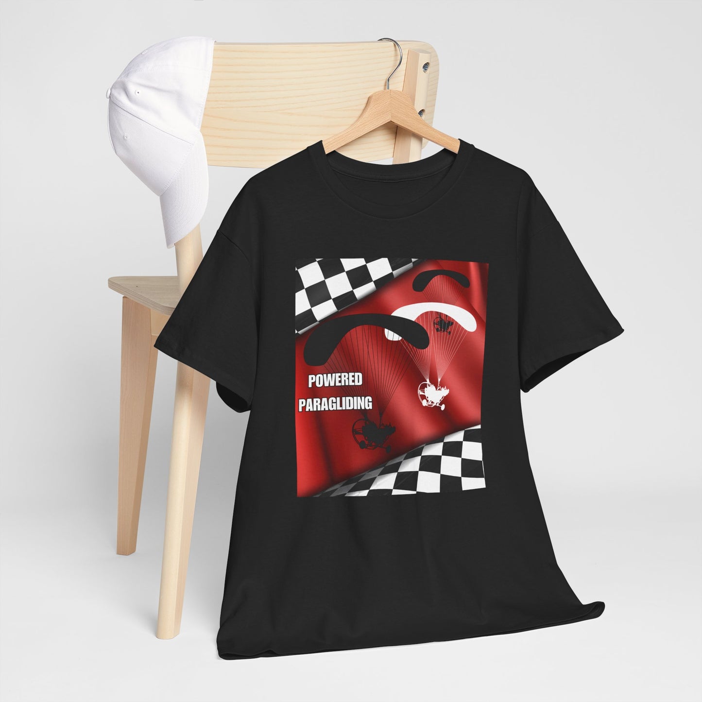 Powered Paragliding Unisex Heavy Cotton Tee