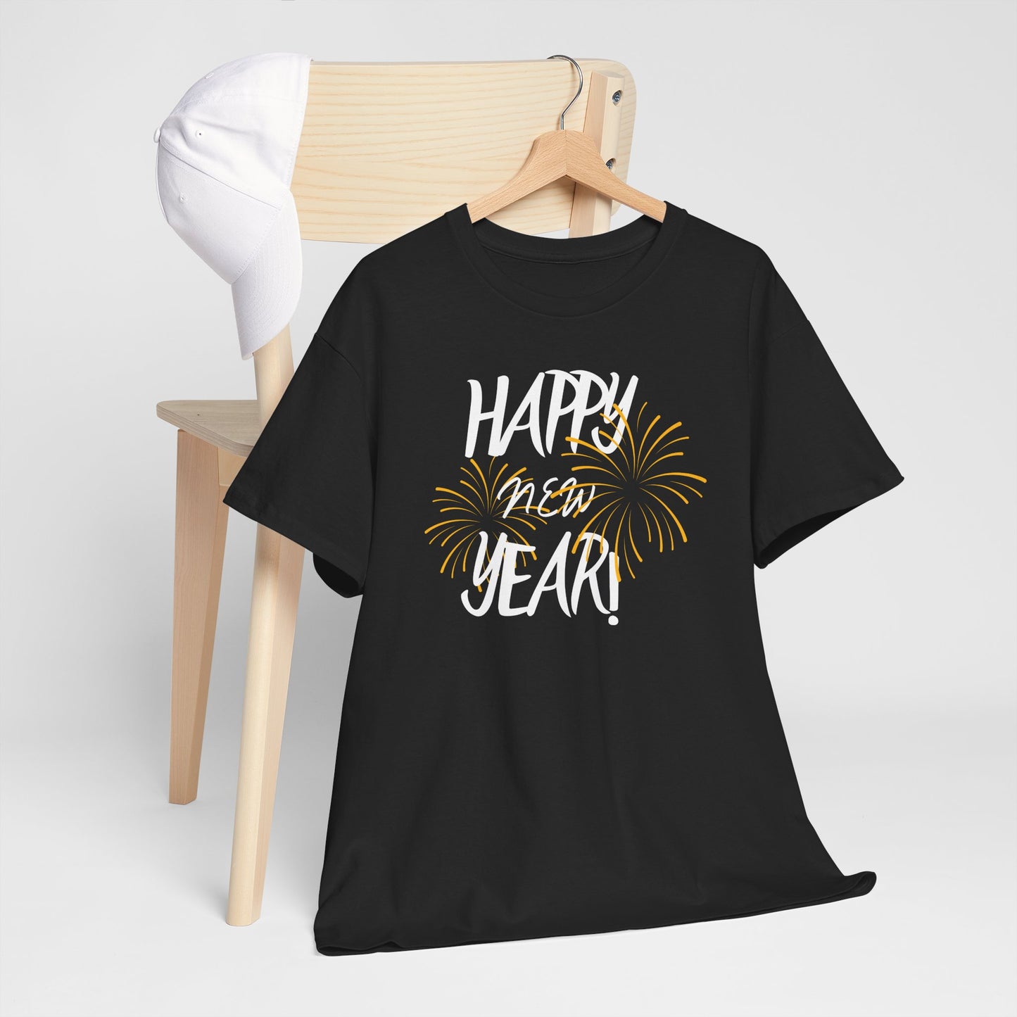 Happy New Year Unisex Heavy Cotton Tee