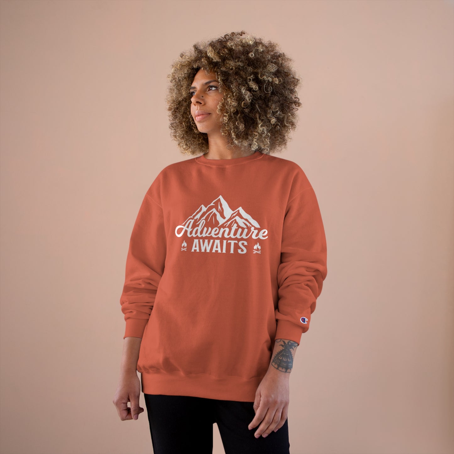 Adventure Awaits / Champion Sweatshirt
