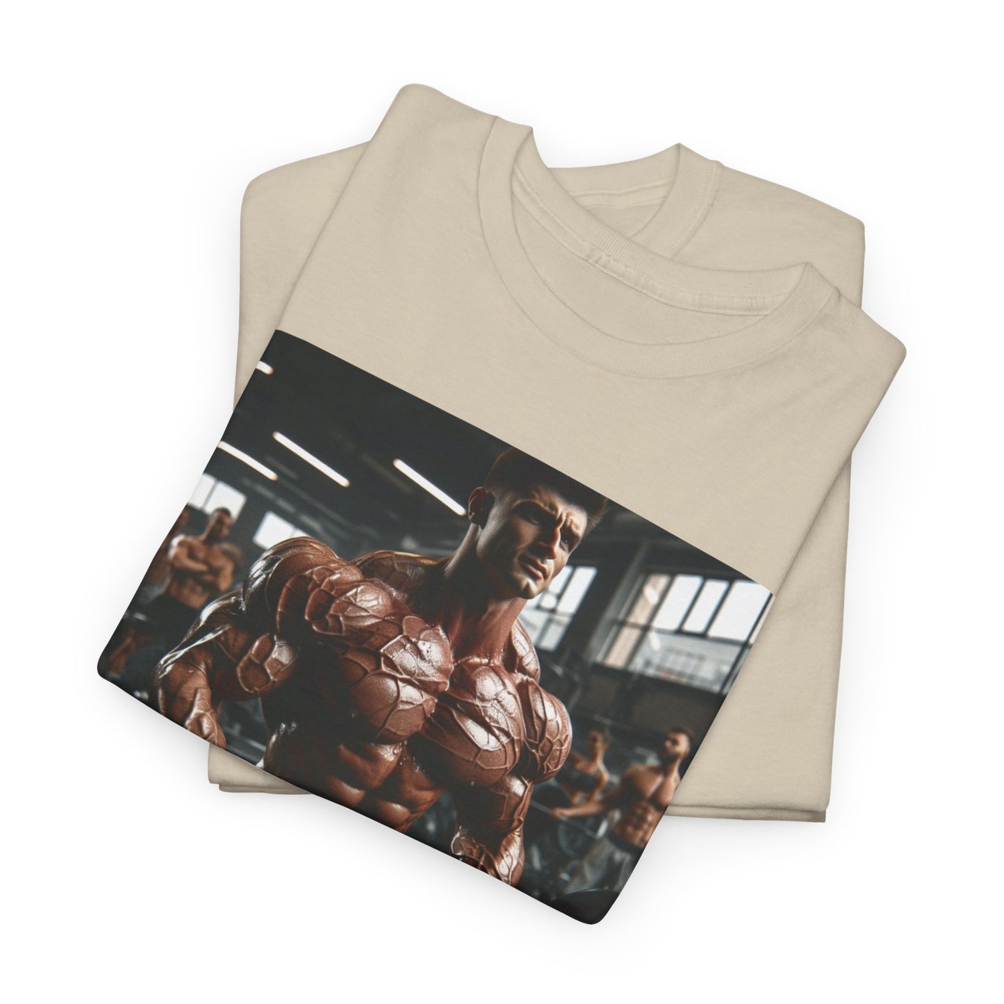 "Ripped" bodybuilding design Unisex Heavy Cotton Tee