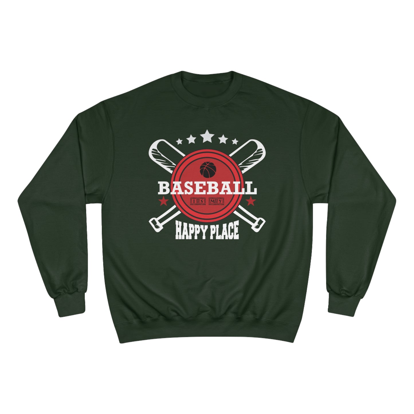 Baseball is my Happy Place / Champion Sweatshirt
