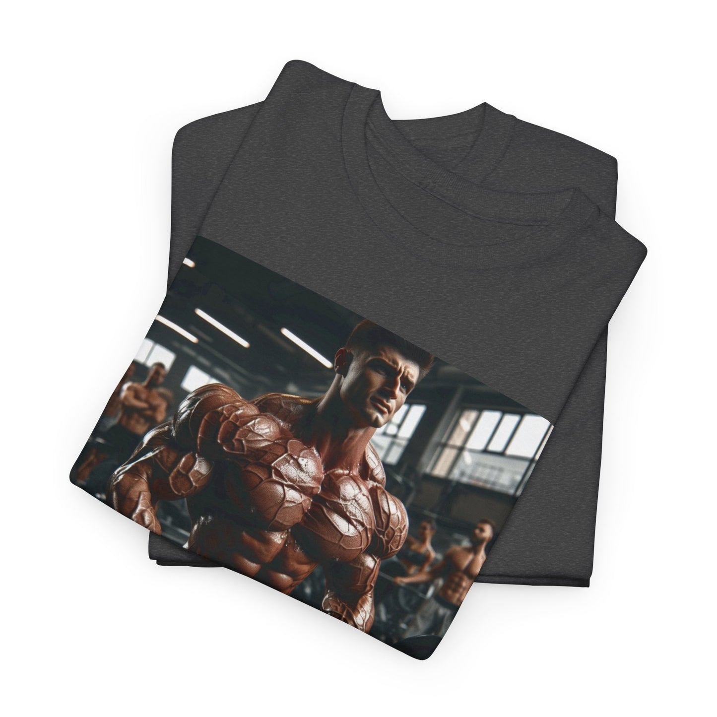 "Ripped" bodybuilding design Unisex Heavy Cotton Tee