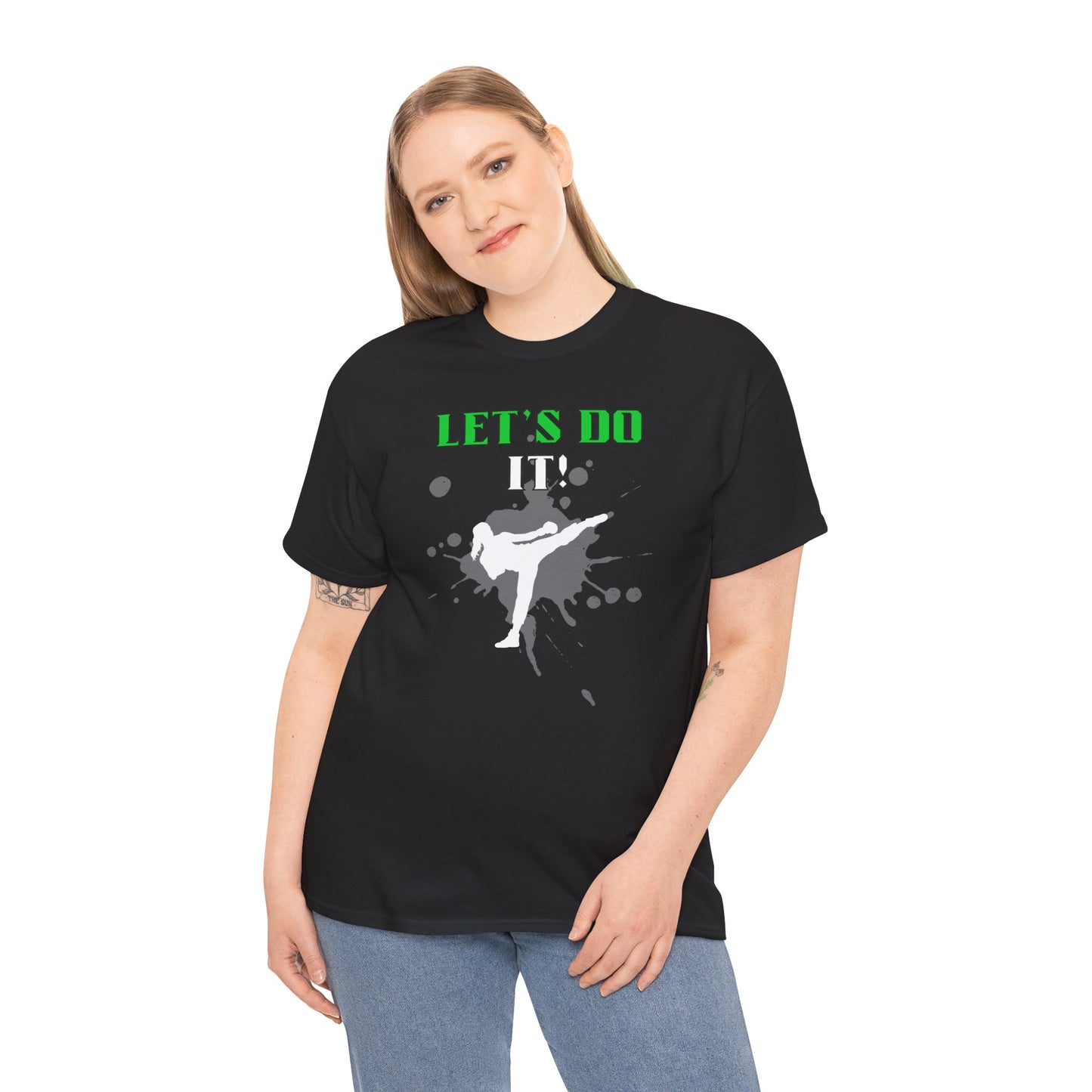 Let's Do It quote Unisex Heavy Cotton Tee