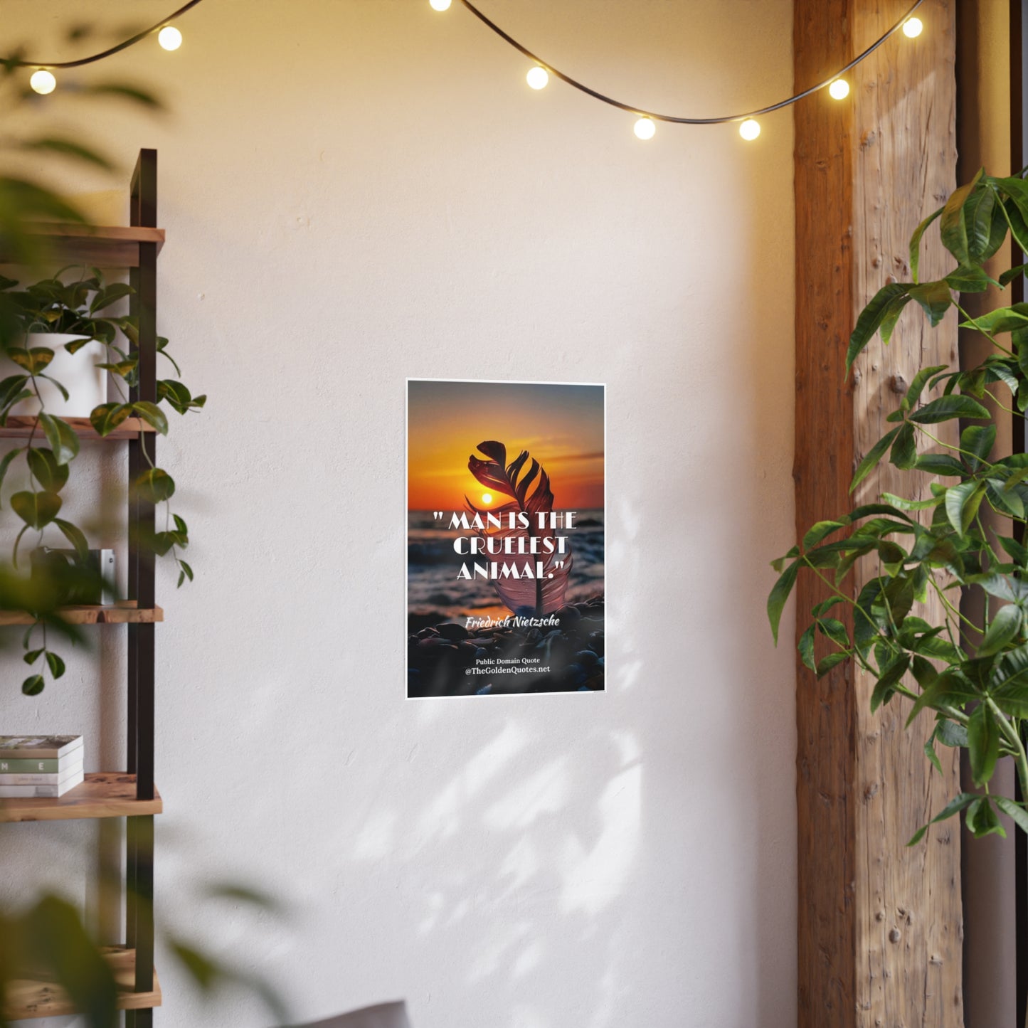 Man is the cruelest animal / Photo Art Paper Posters