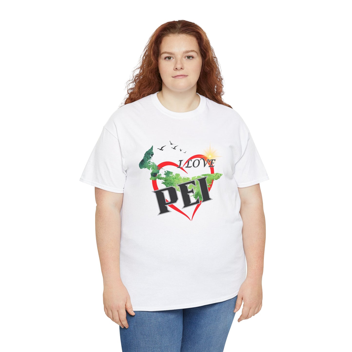 I Love PEI / Canada Unisex Heavy Cotton Tee