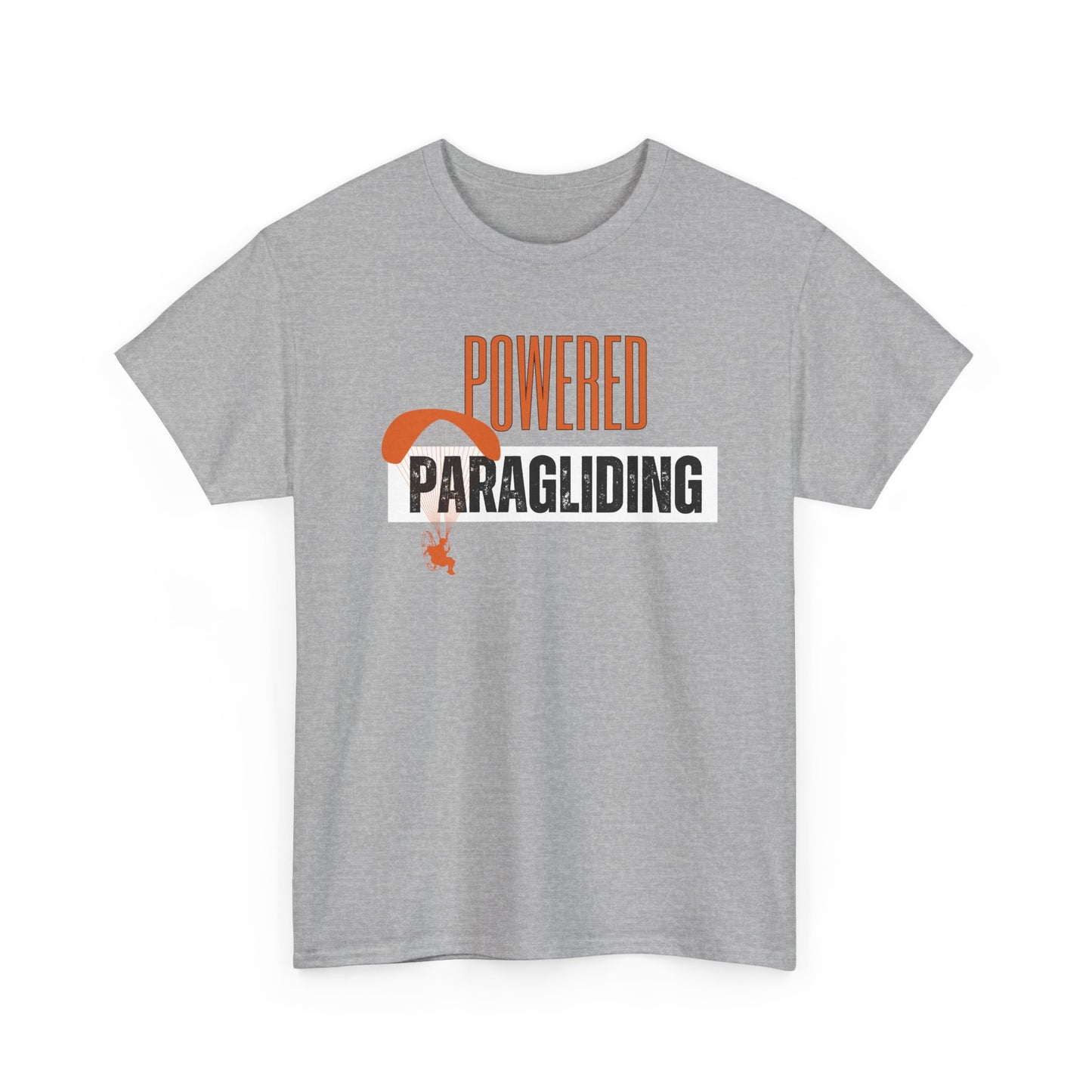 Powered Paragliding Unisex Heavy Cotton Tee