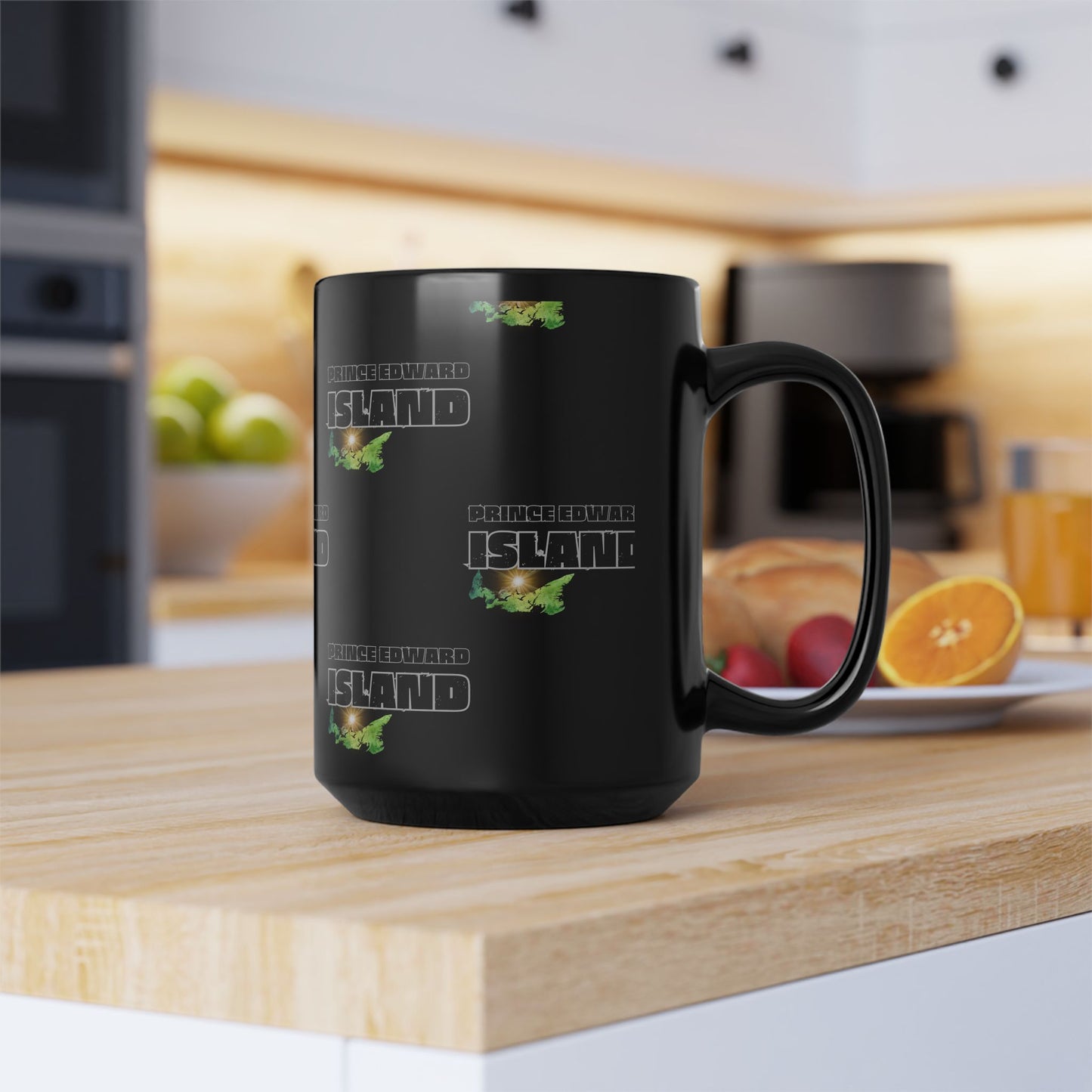 Prince Edward Island / Black Mug, 15oz