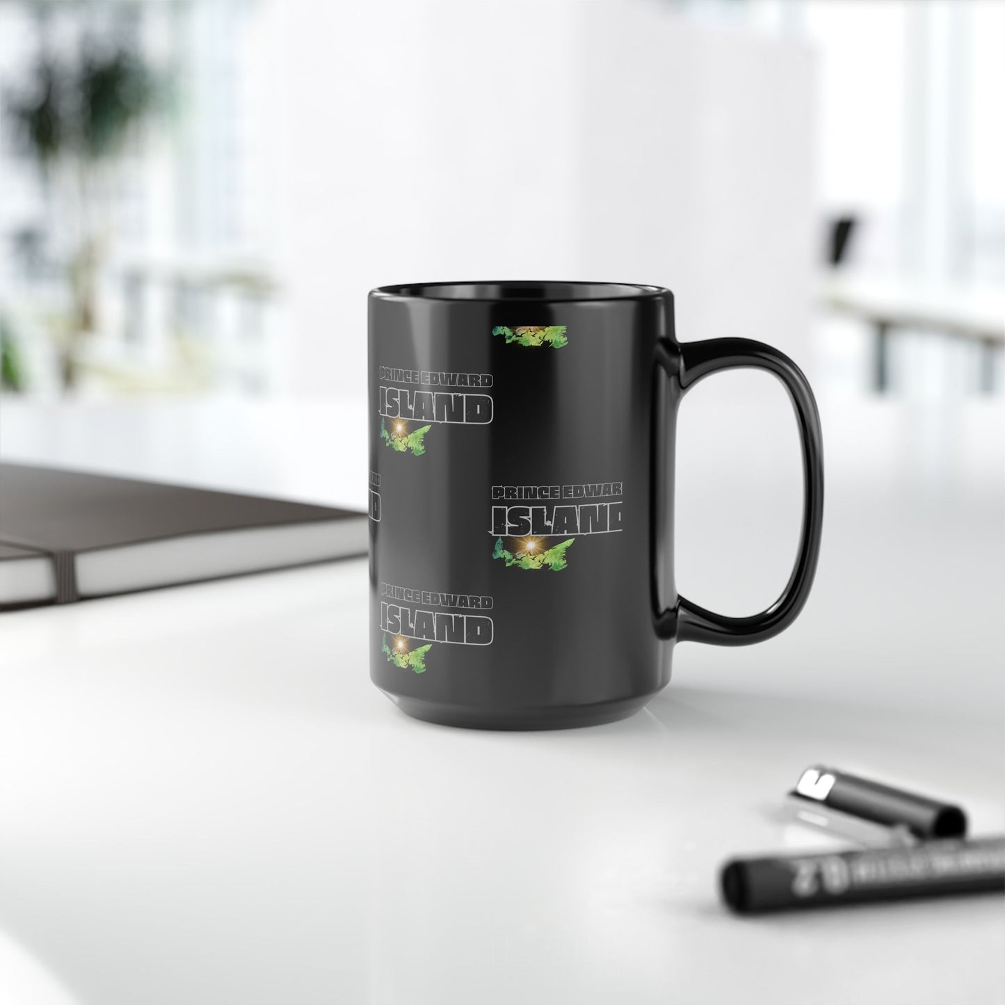 Prince Edward Island / Black Mug, 15oz