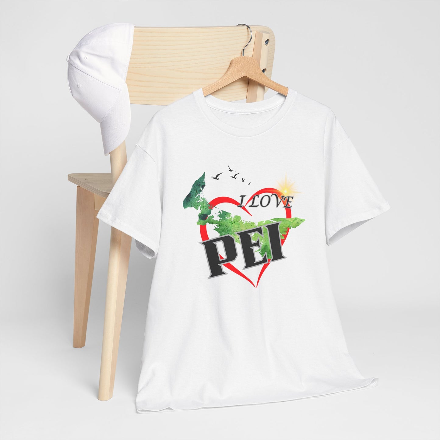 I Love PEI / Canada Unisex Heavy Cotton Tee