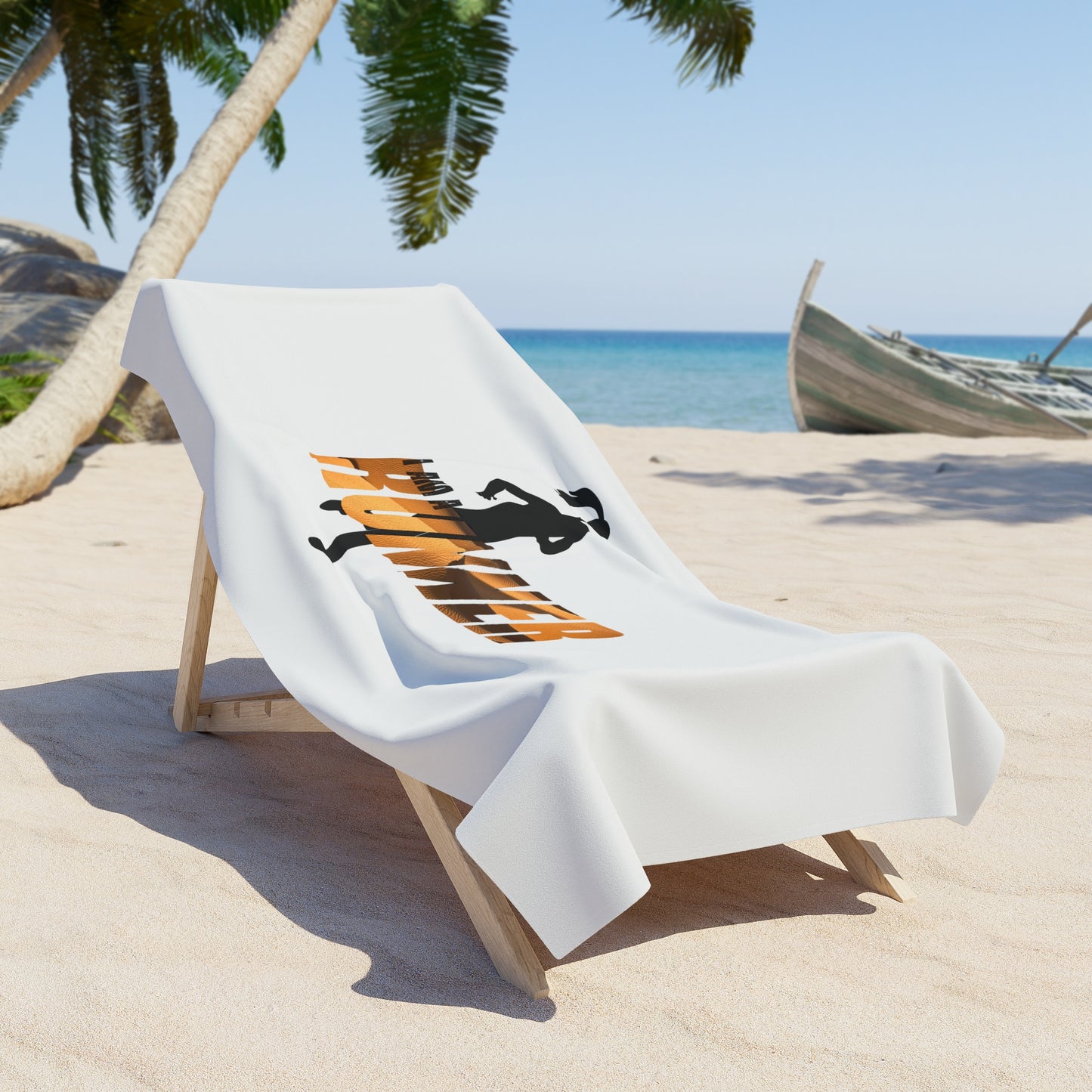 I am a RUNNER / Beach Towel