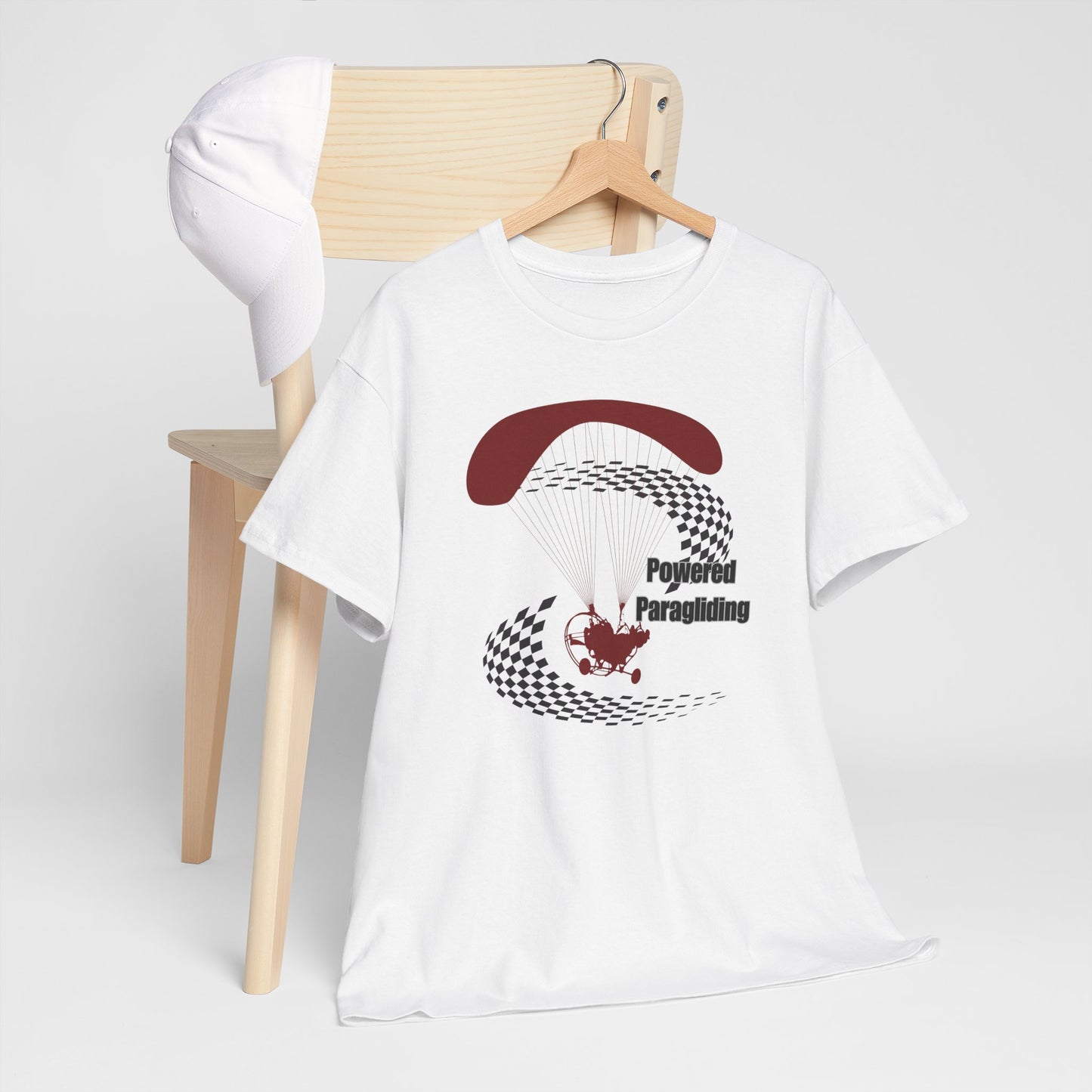 Powered Paragliding Unisex Heavy Cotton Tee