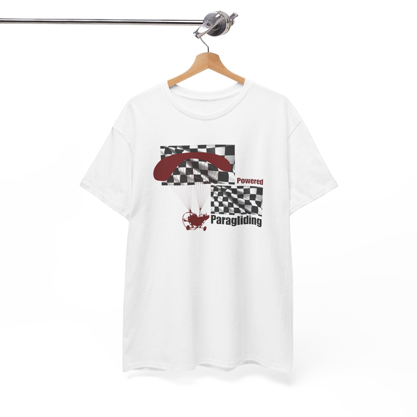 Powered Paragliding Unisex Heavy Cotton Tee
