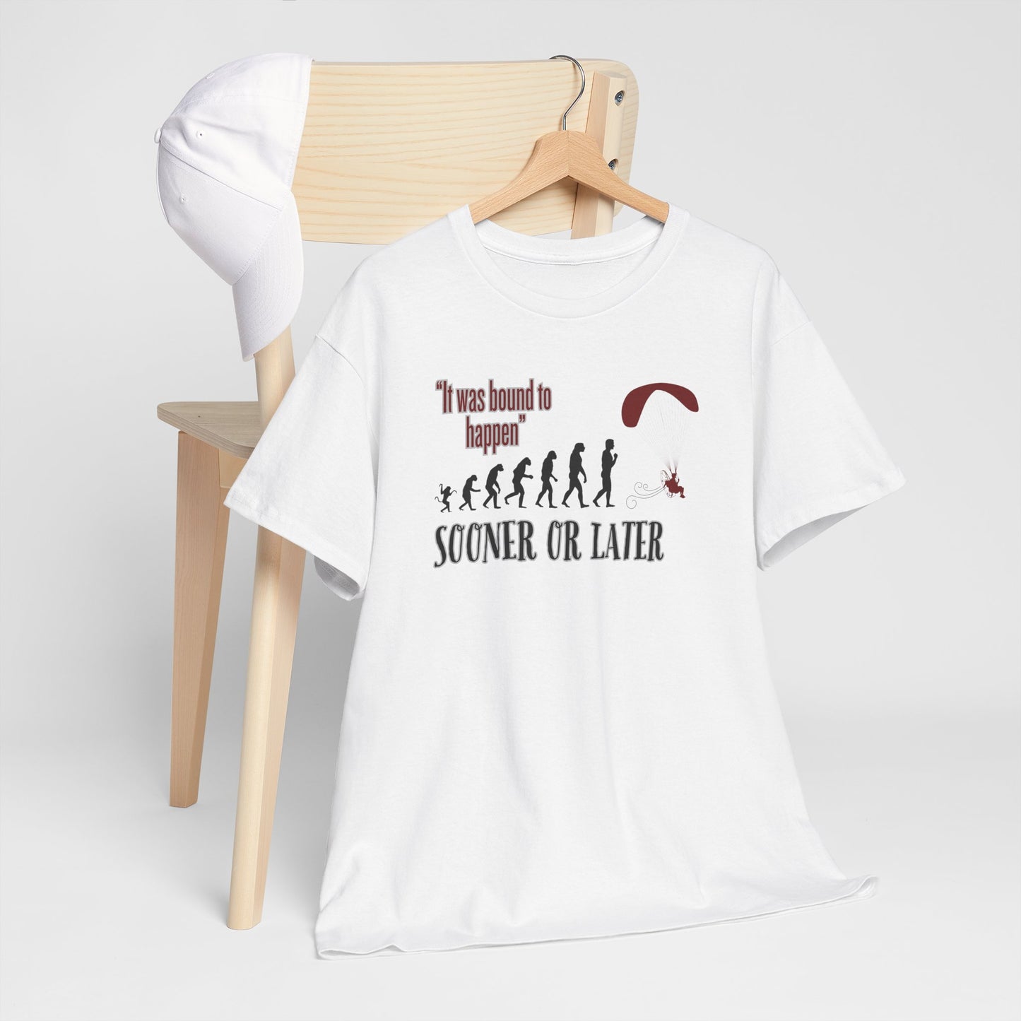 "It was bound to happen sooner or later" Unisex Heavy Cotton Tee
