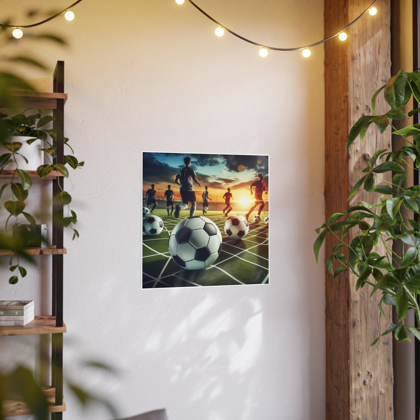 Soccer 3 (AI created) / Photo Art Paper Posters
