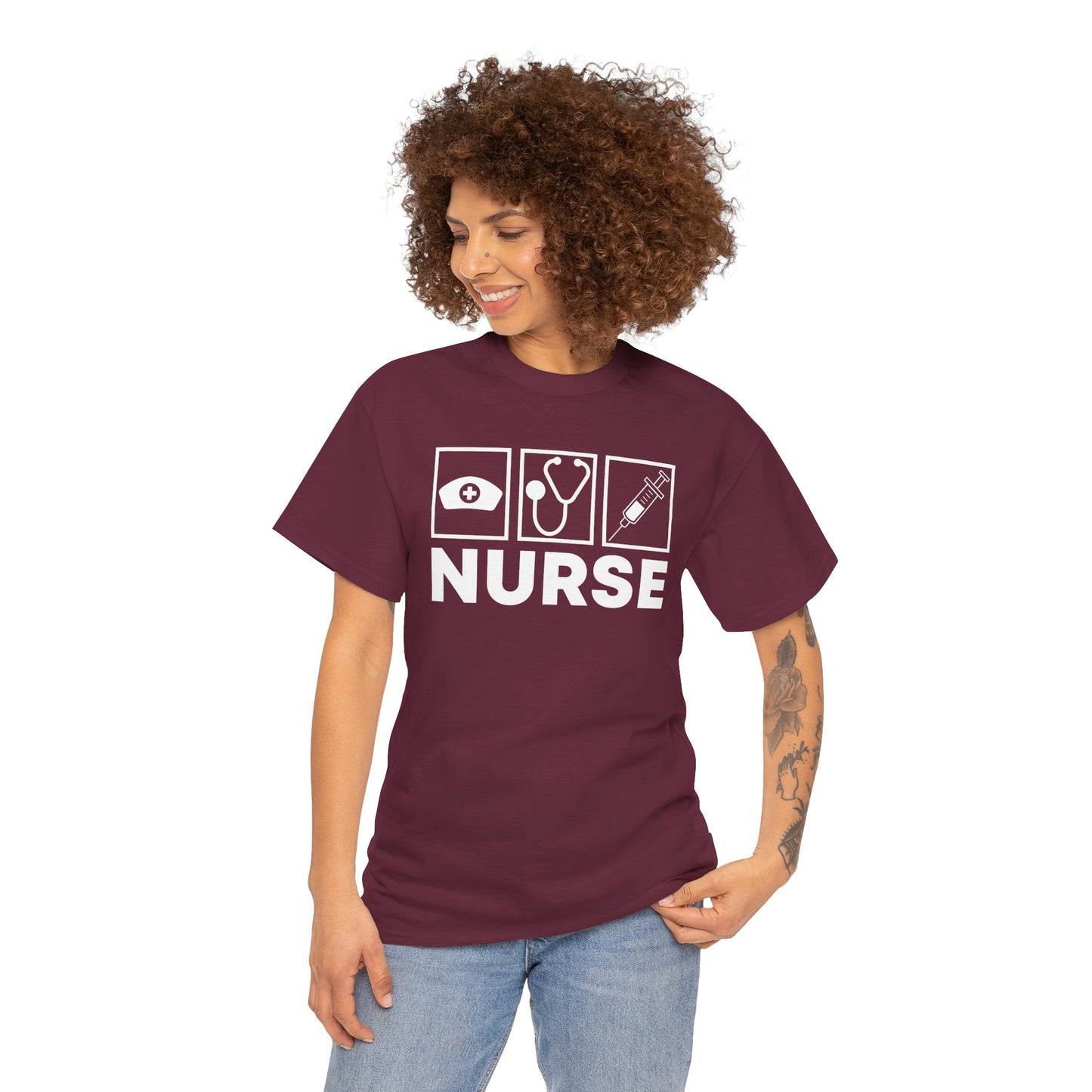 Nurse Unisex Heavy Cotton Tee