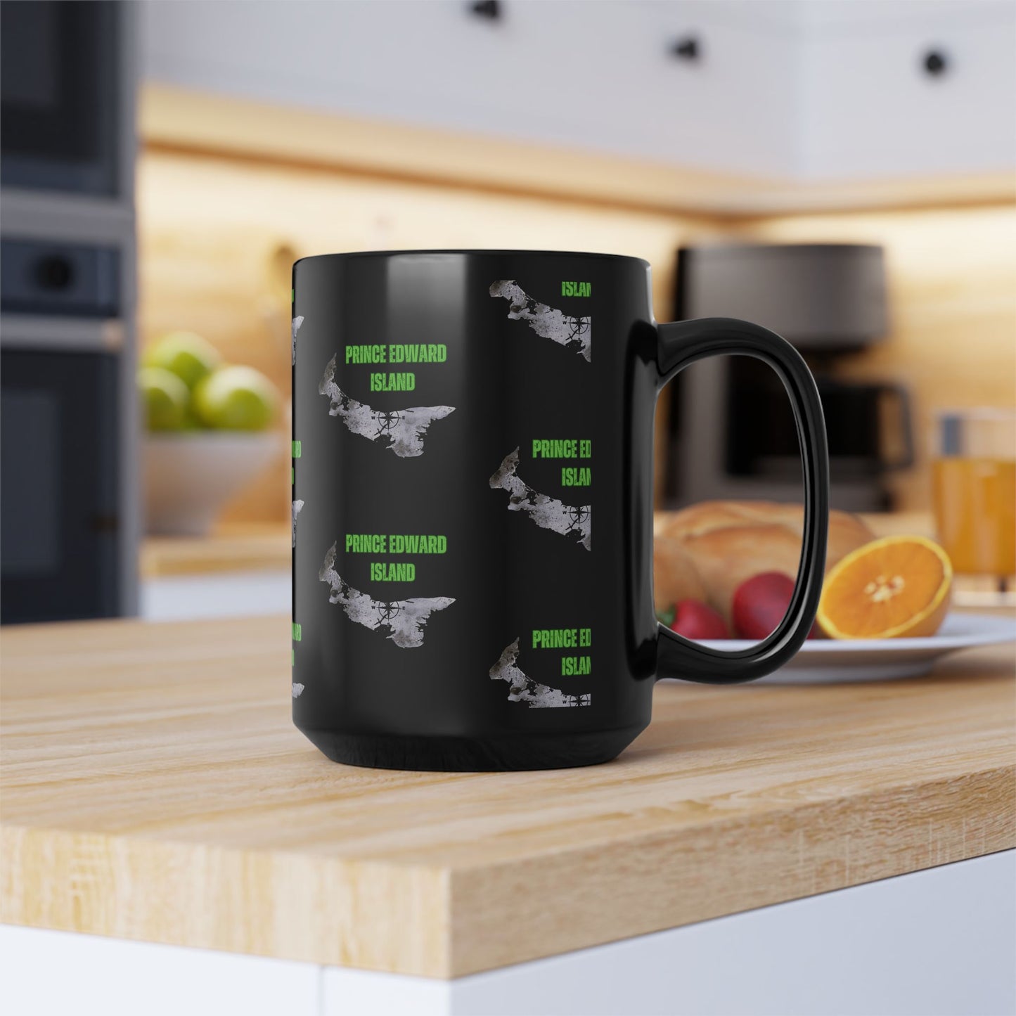 Prince Edward Island / Black Mug, 15oz