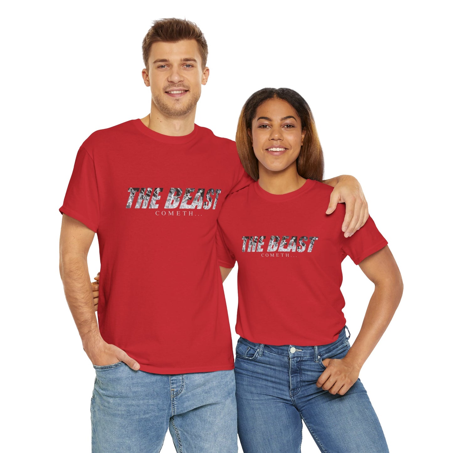 The beast cometh Unisex Heavy Cotton Tee