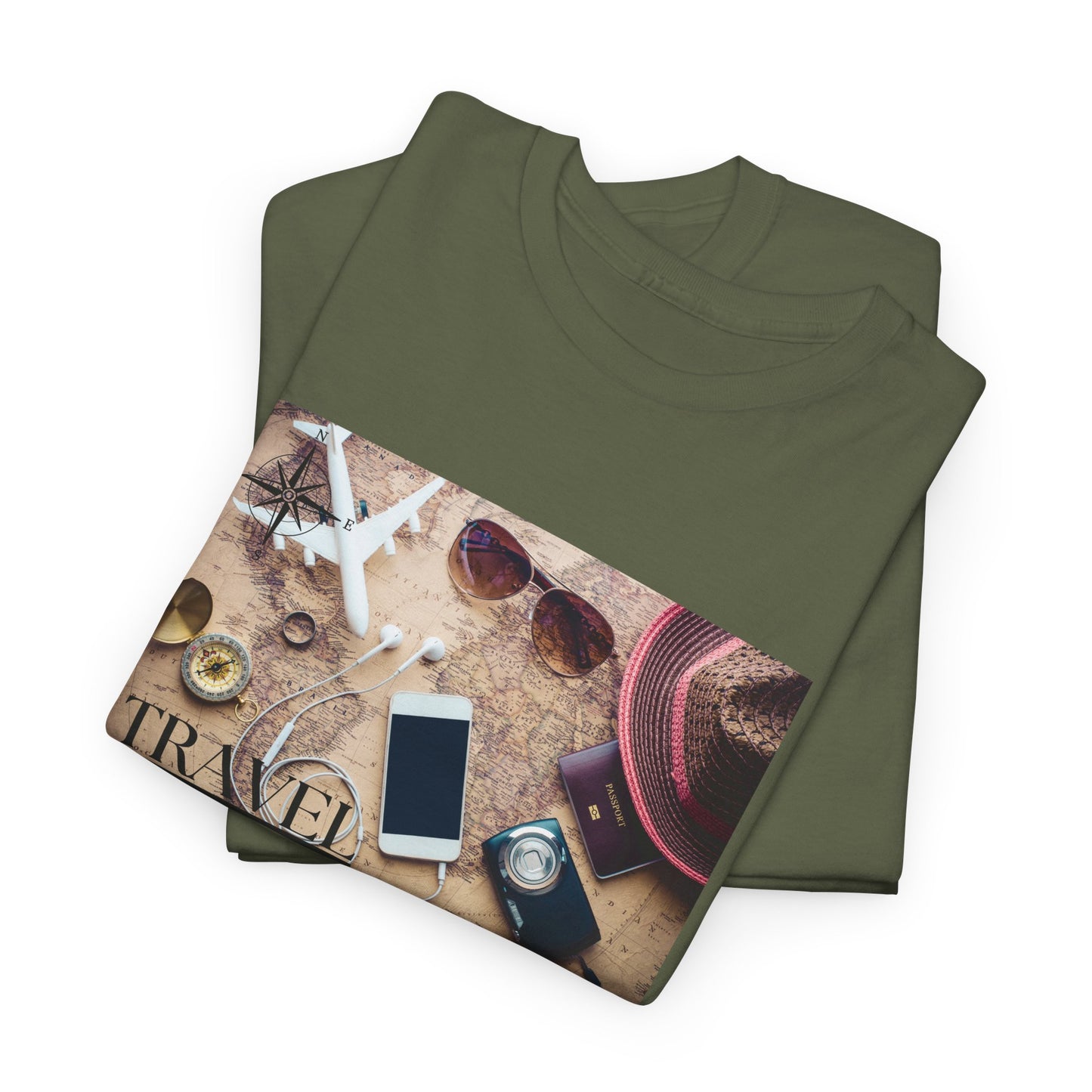 Travel Unisex Heavy Cotton Tee