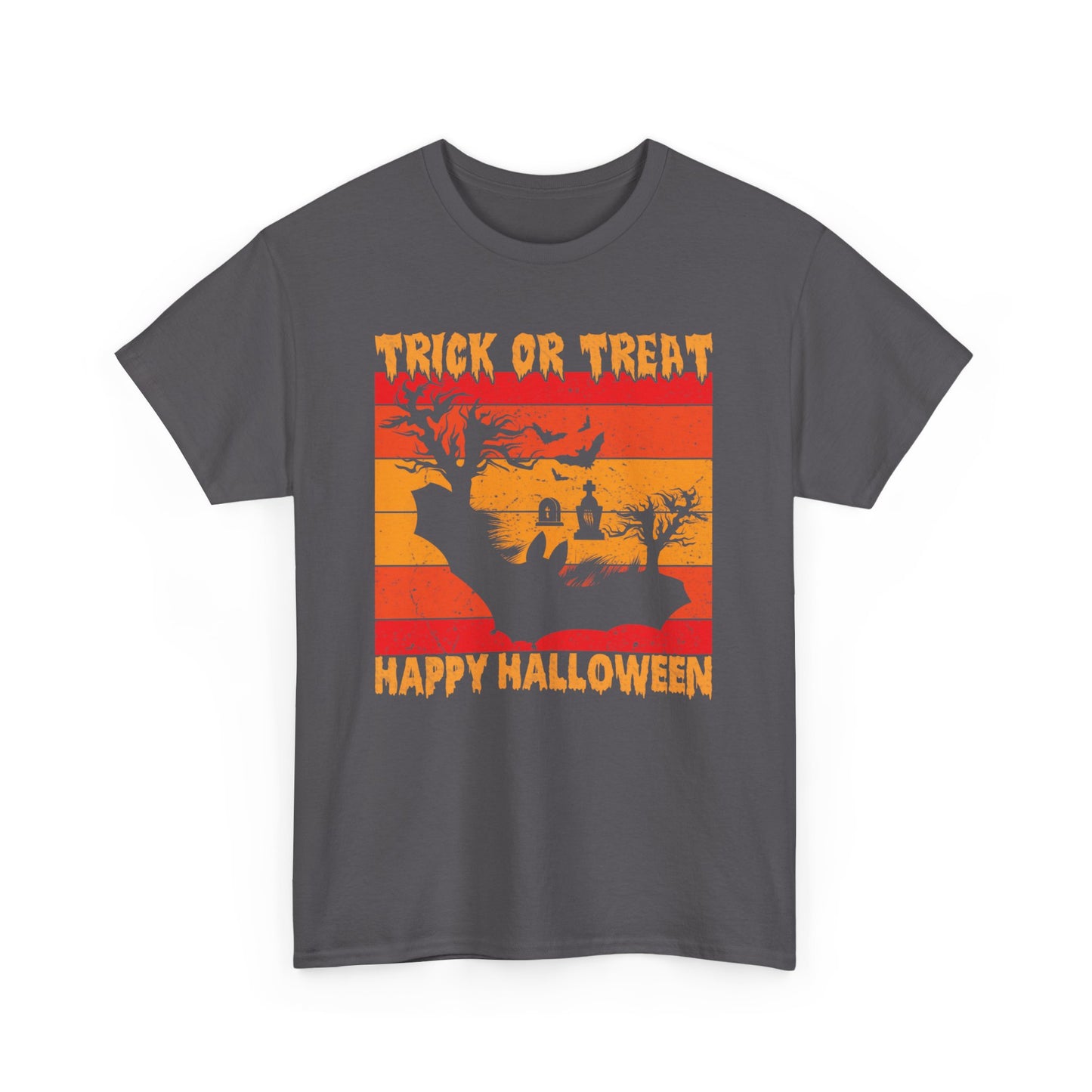 Trick or Treat / Halloween Unisex Heavy Cotton Tee