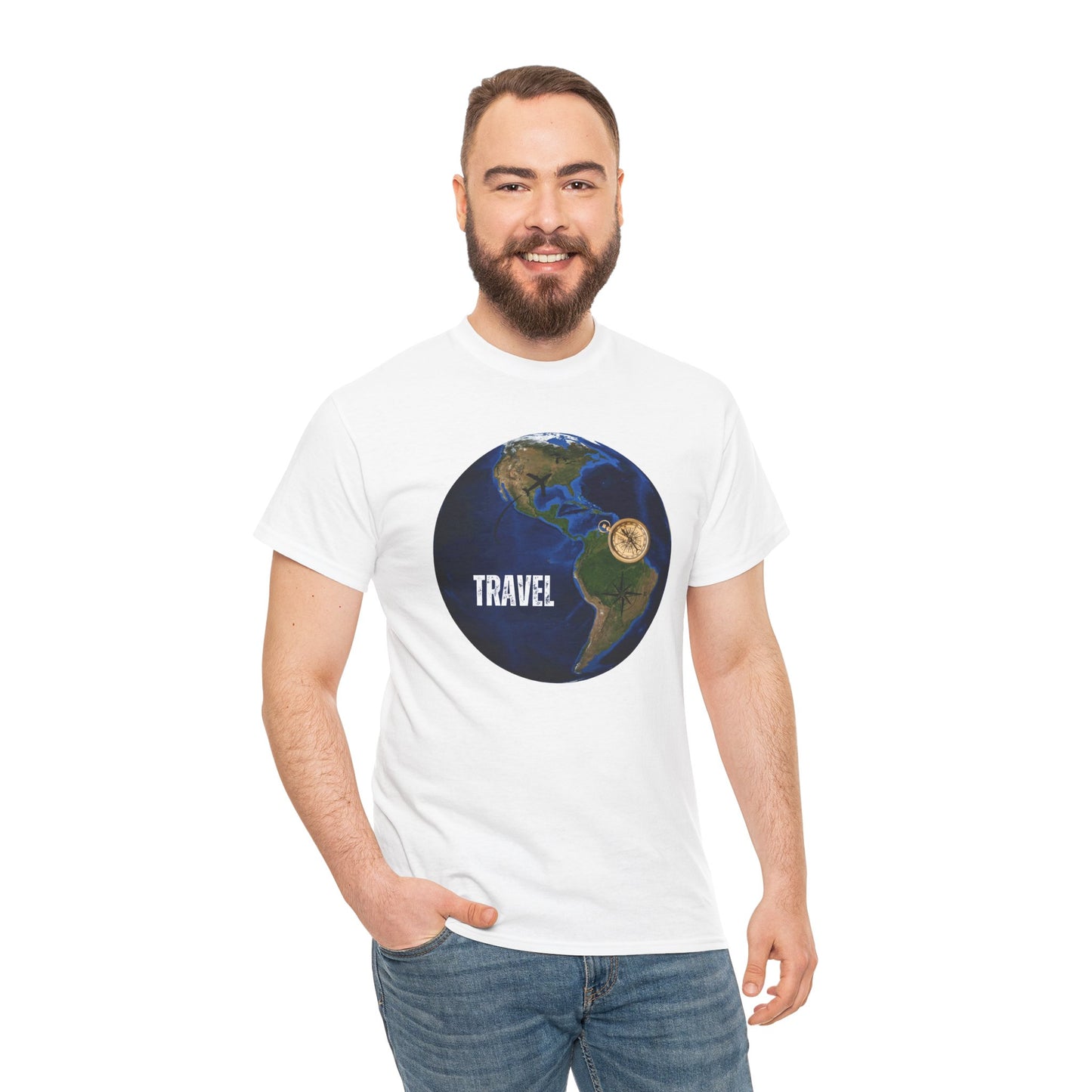 Travel Unisex Heavy Cotton Tee