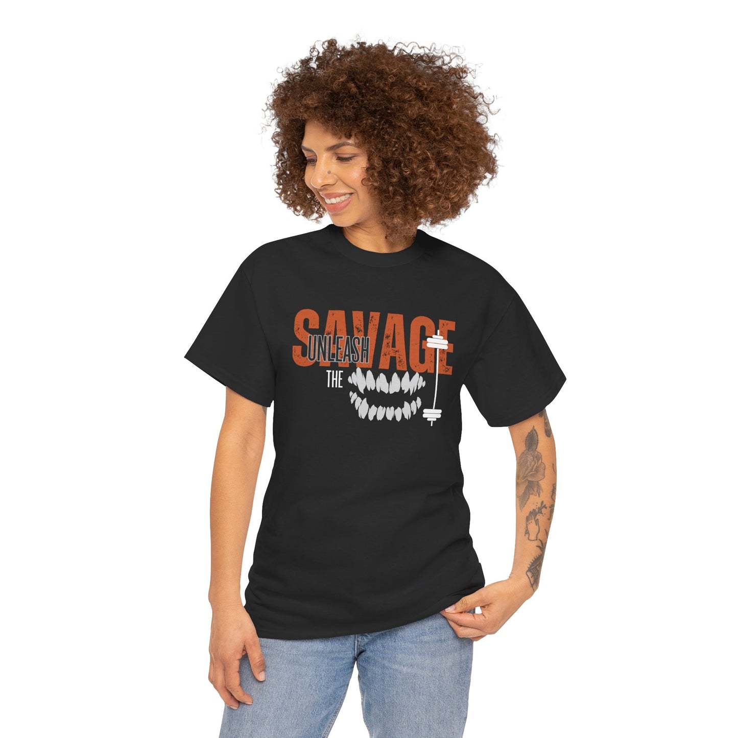 Unleash the Savage Unisex Heavy Cotton Tee
