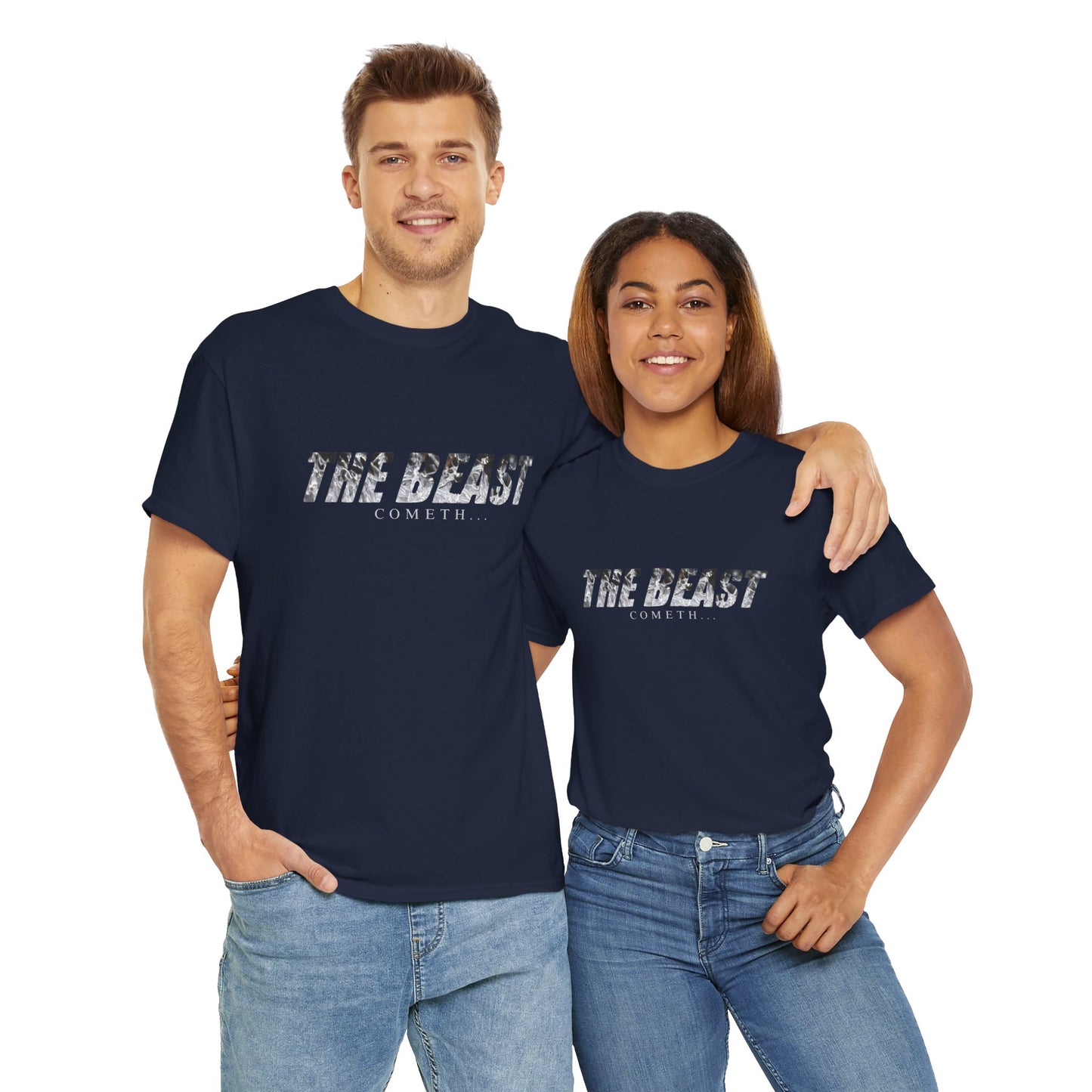 The beast cometh Unisex Heavy Cotton Tee
