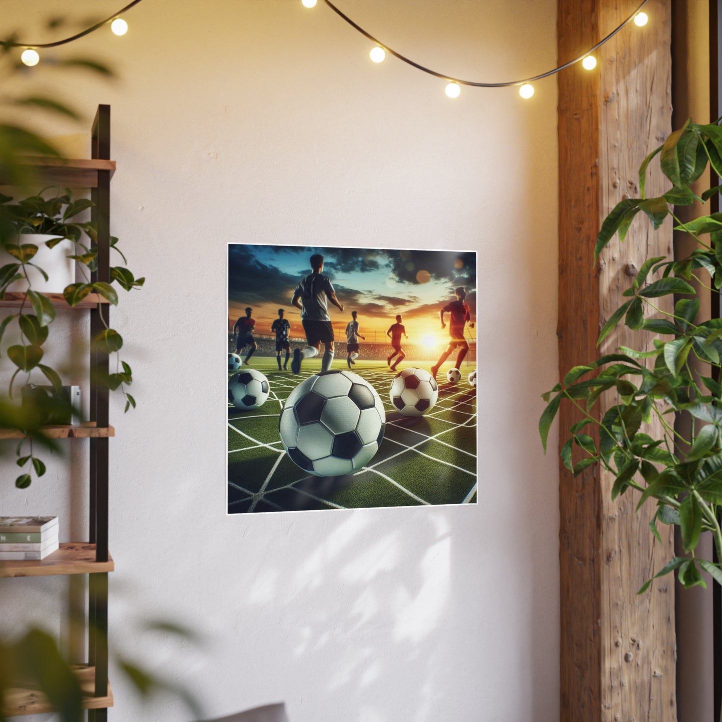 Soccer 3 (AI created) / Photo Art Paper Posters