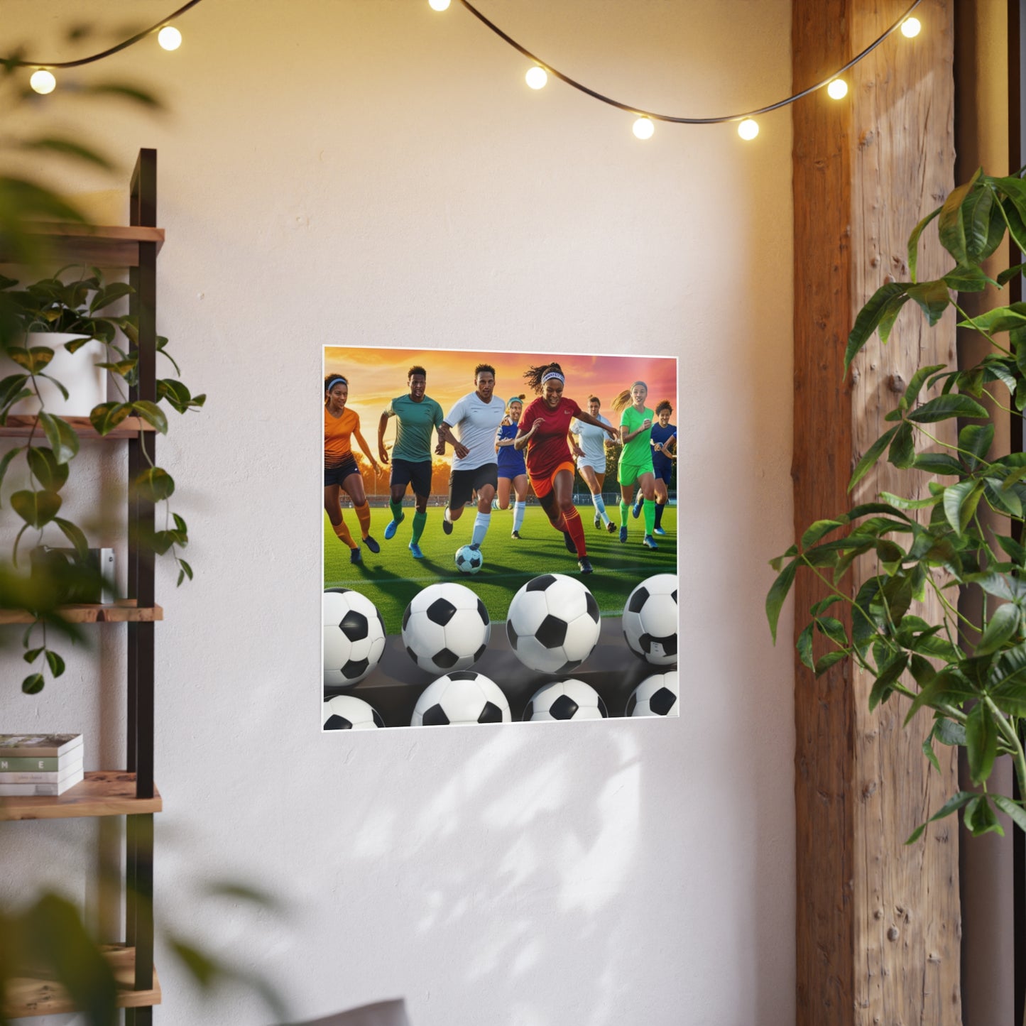Soccer 2 (AI created) / Photo Art Paper Posters