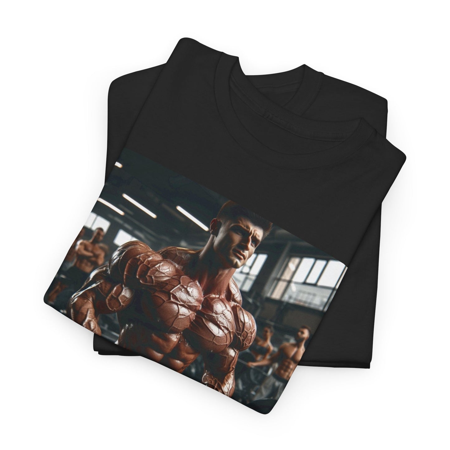 "Ripped" bodybuilding design Unisex Heavy Cotton Tee