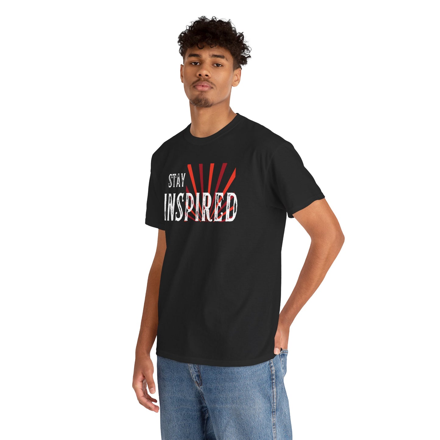 Stay Inspired Unisex Heavy Cotton Tee