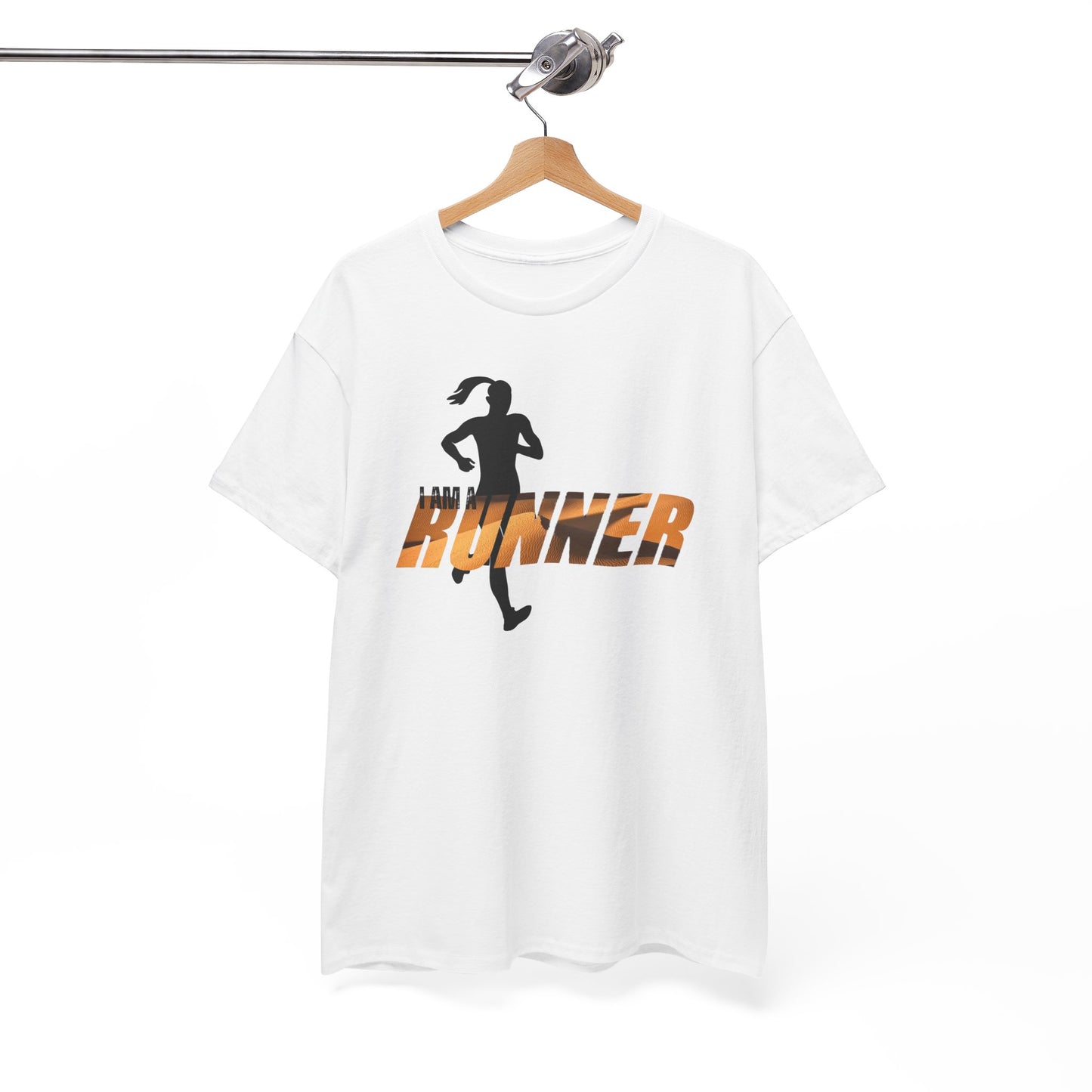I am a Runner Unisex Heavy Cotton Tee