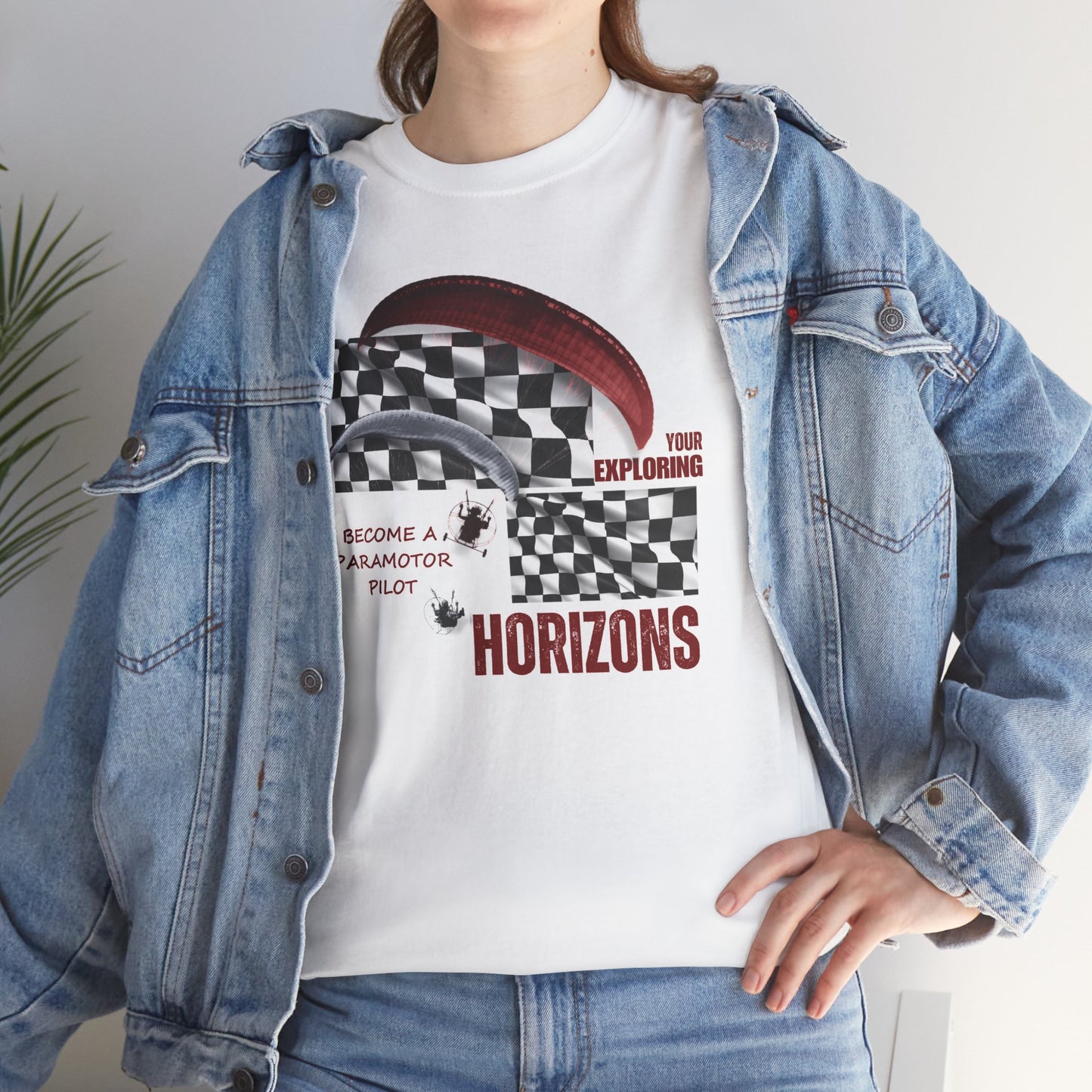 Exploring Your Horizons Unisex Heavy Cotton Tee