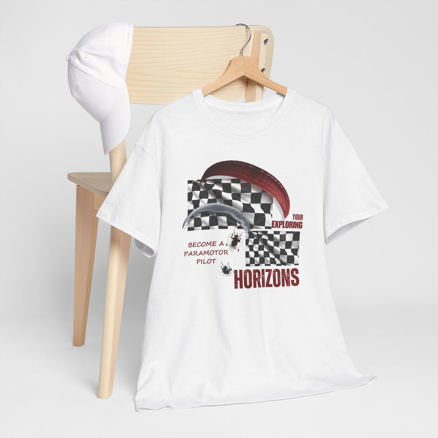 Exploring Your Horizons Unisex Heavy Cotton Tee