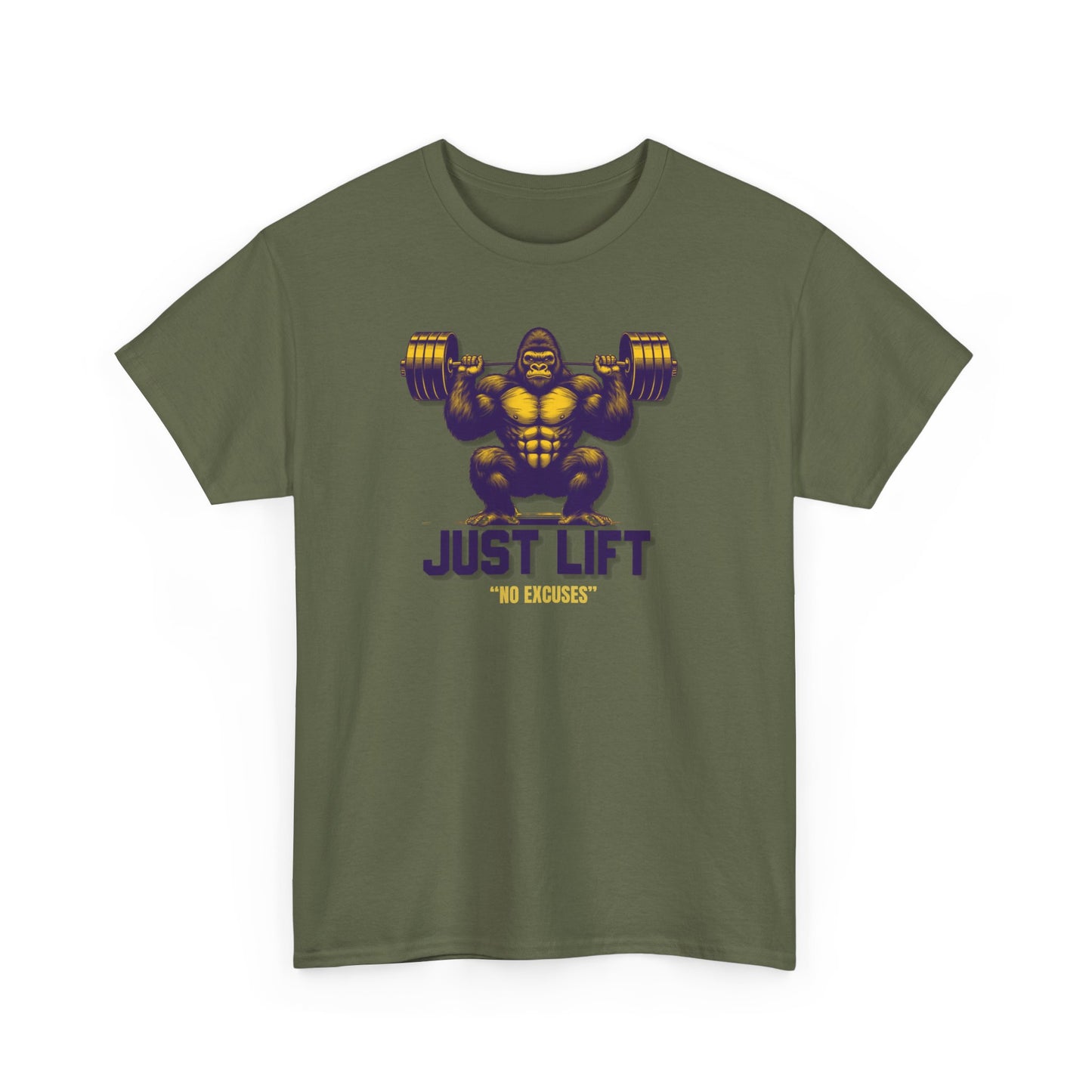 Just Lift / No Excuses Unisex Heavy Cotton Tee