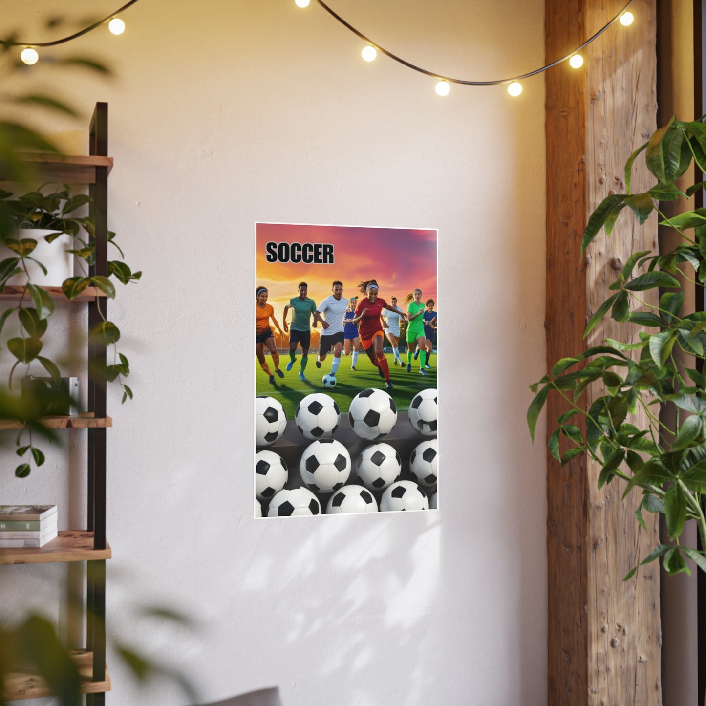 Soccer 2 (AI created) / Photo Art Paper Posters