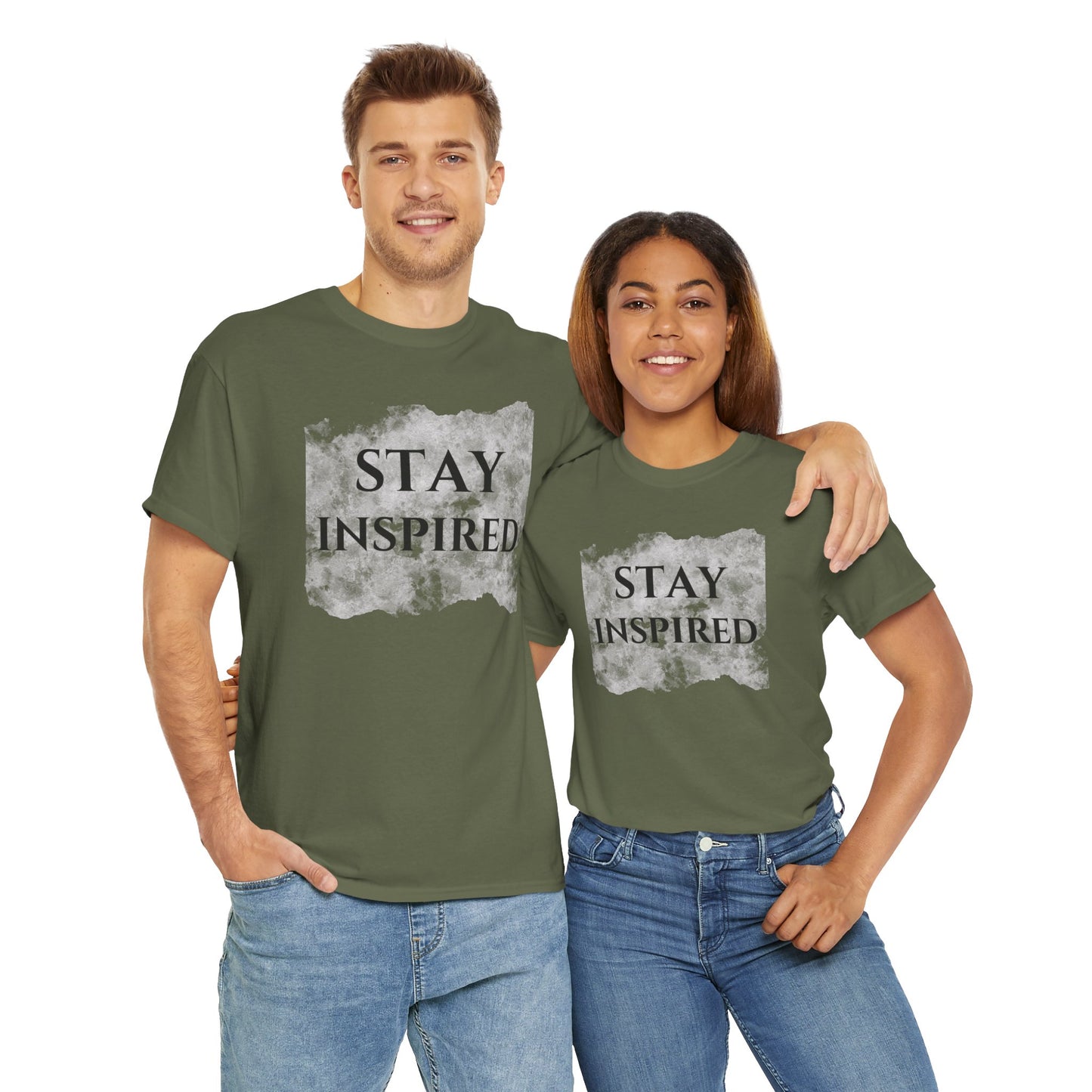Stay Inspired Unisex Heavy Cotton Tee
