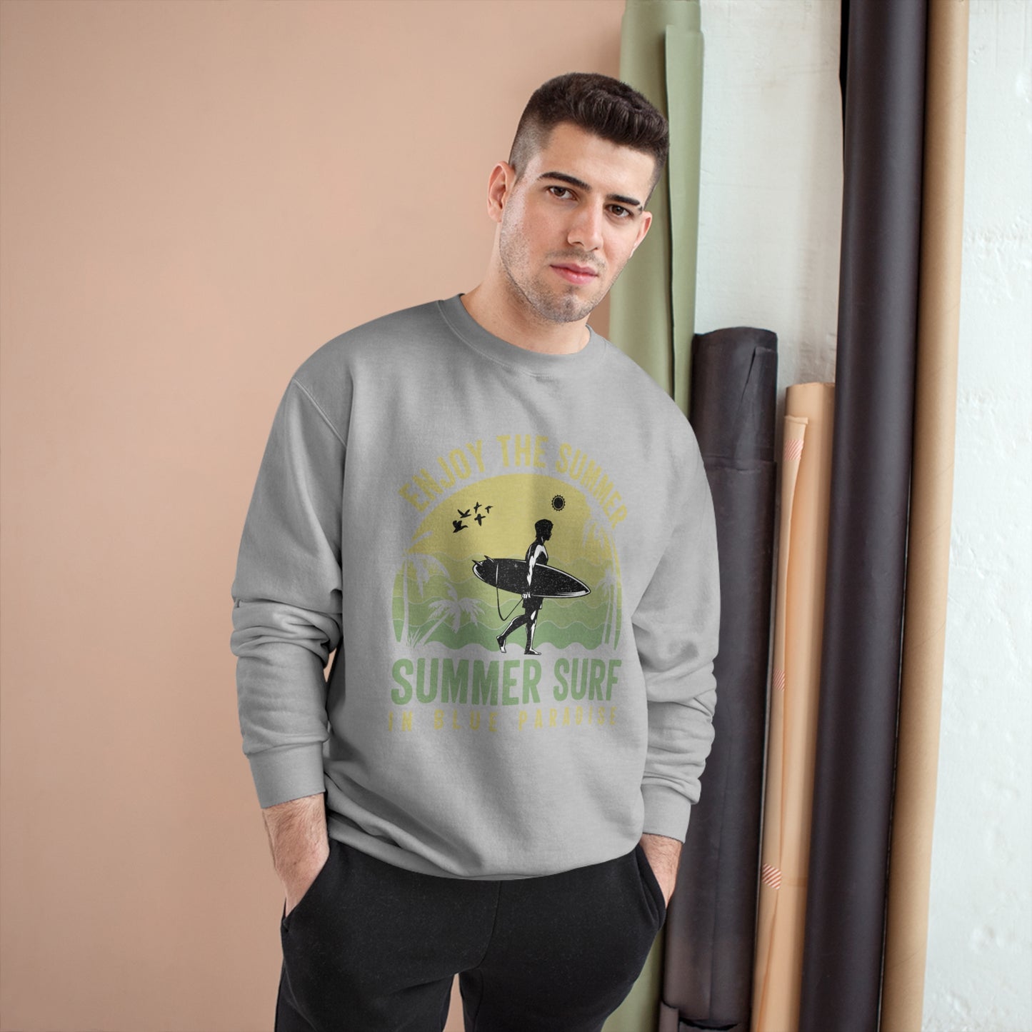 Enjoy the summer / Champion Sweatshirt